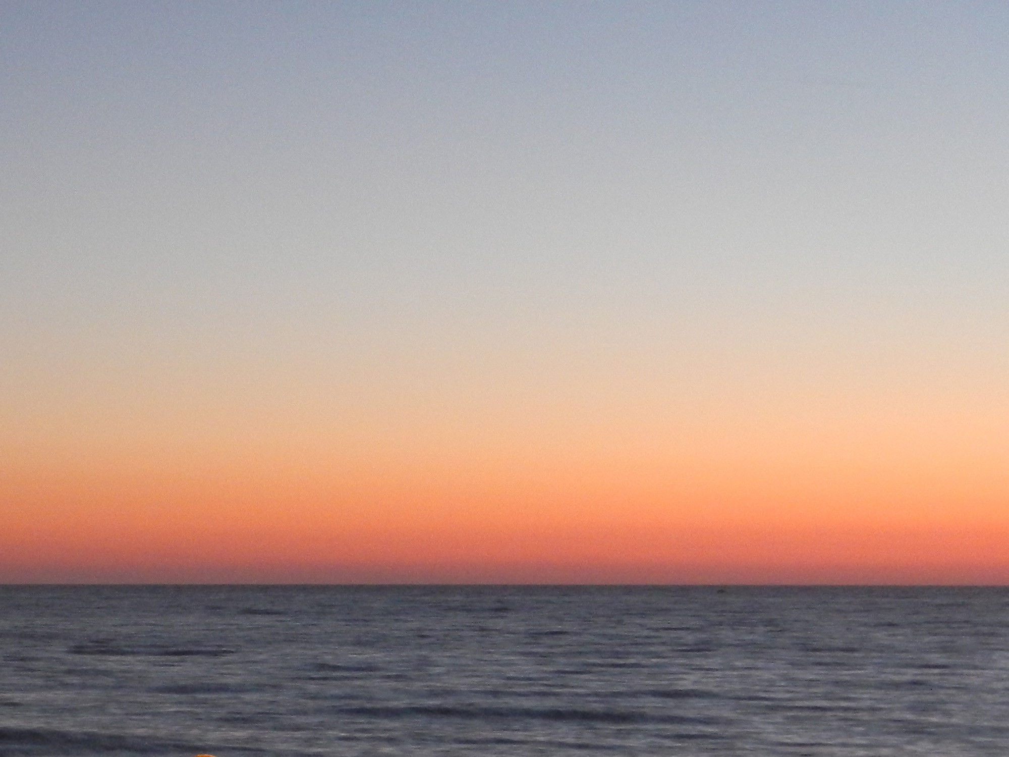 Mare, Tramonto, Orizzonte, Minimalismo, sfondo Full HD per desktop