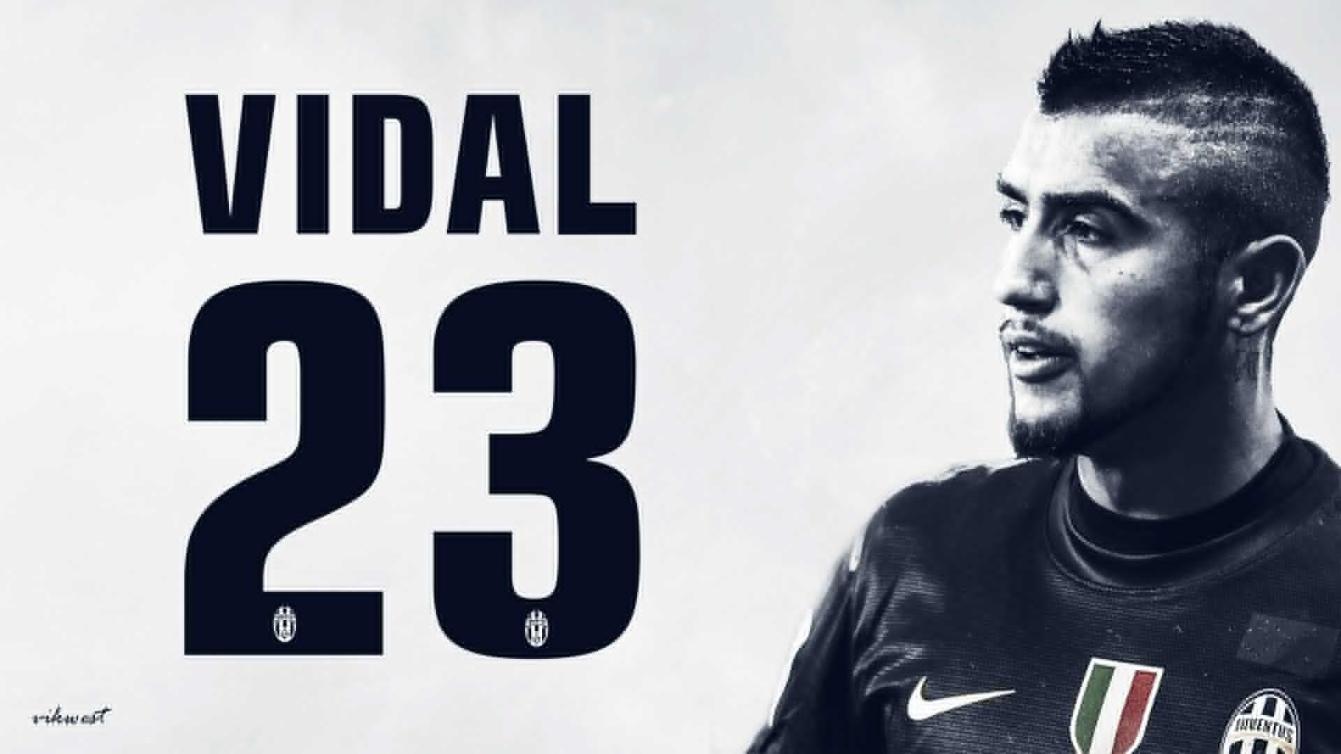 Arturo Vidal, Juventus, Numero 23, Calciatore, Ritratto, Full HD, sfondo desktop