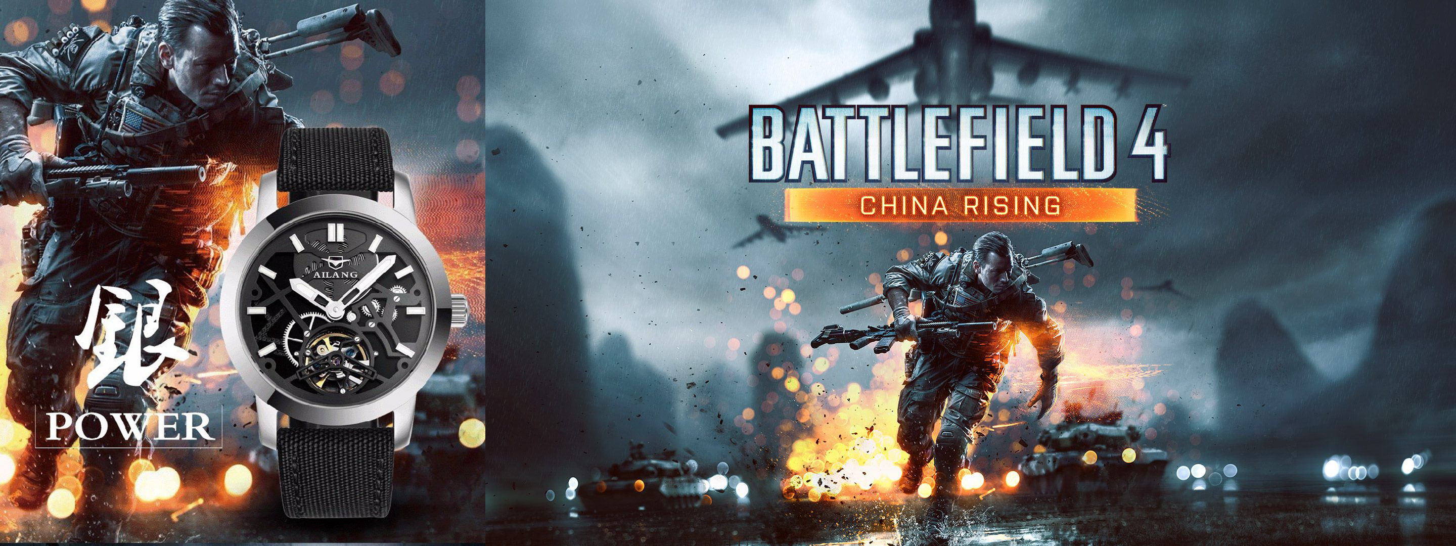 Battlefield 4: China Rising, Battlefield 4, Orologio, Soldato, Pubblicità, sfondo 2K per portatile