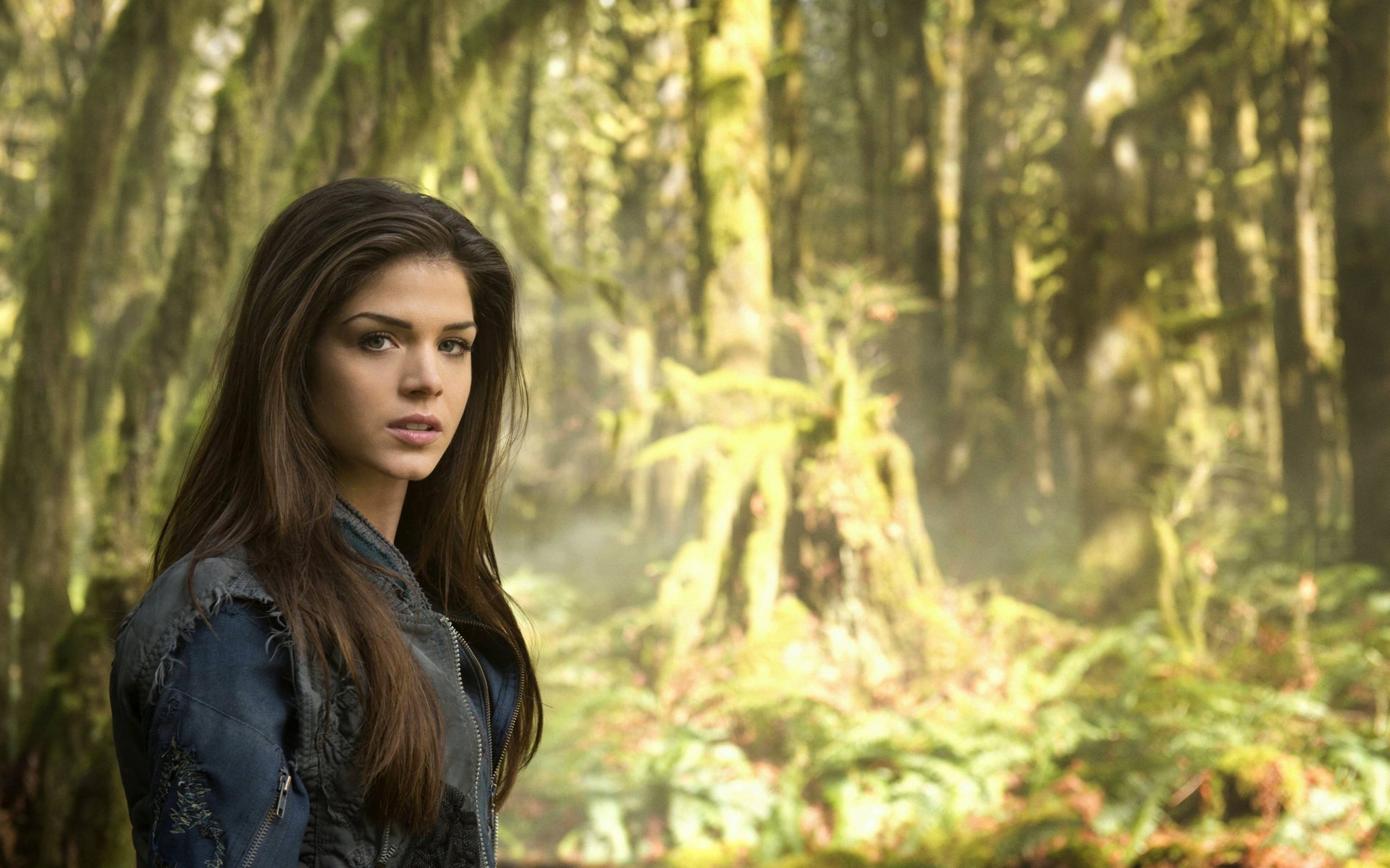 Marie Avgeropoulos, Octavia Blake, The 100, Foresta, 16:10 Full HD, sfondo widescreen