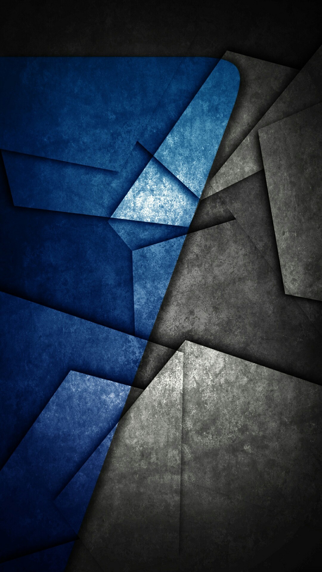 Astratto, Geometrico, Blu e grigio, Texture, sfondo Galaxy S7 Full HD