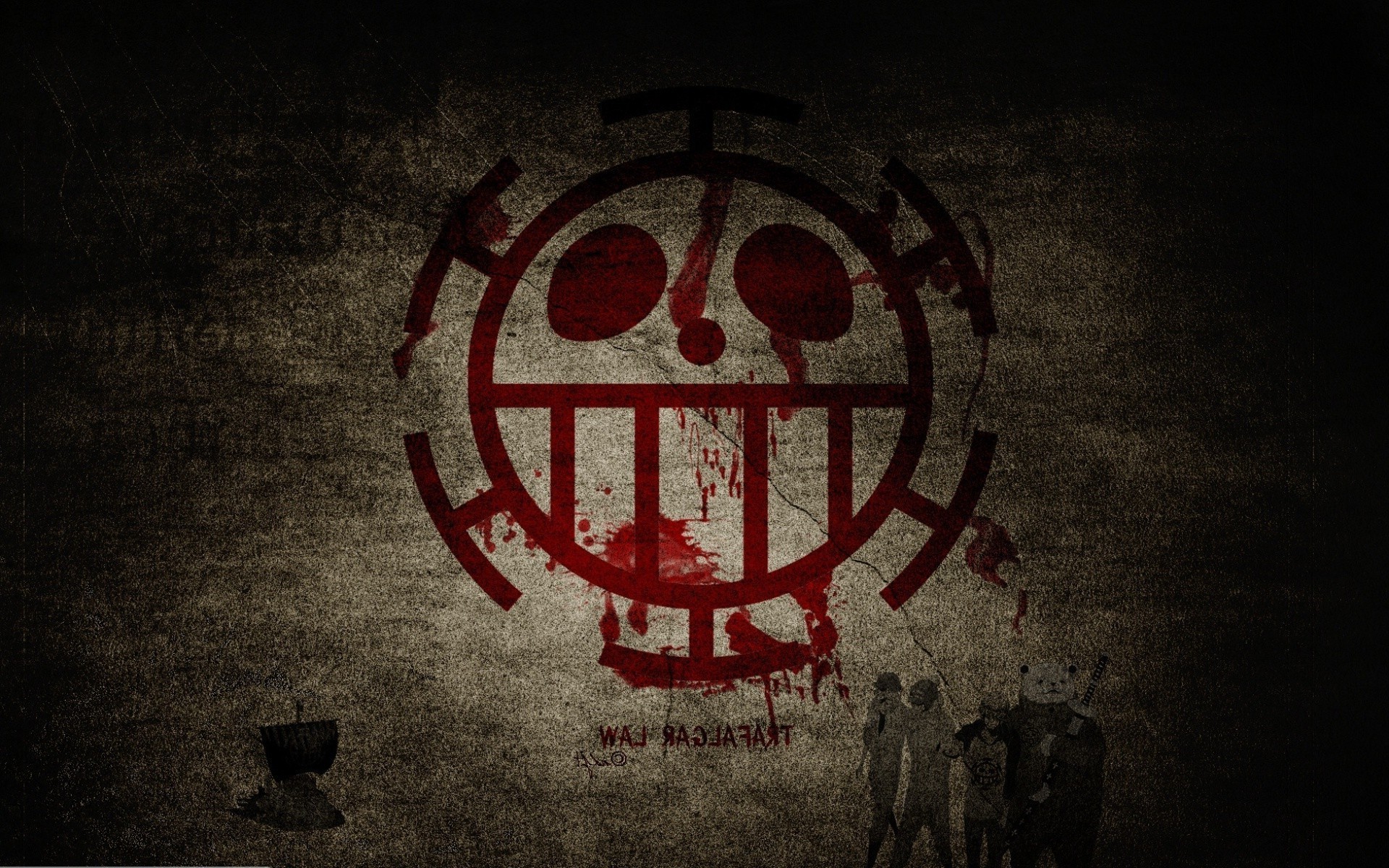 One Piece, Trafalgar Law, Jolly Roger, Pirati Heart, 1920x1200, immagine di sfondo