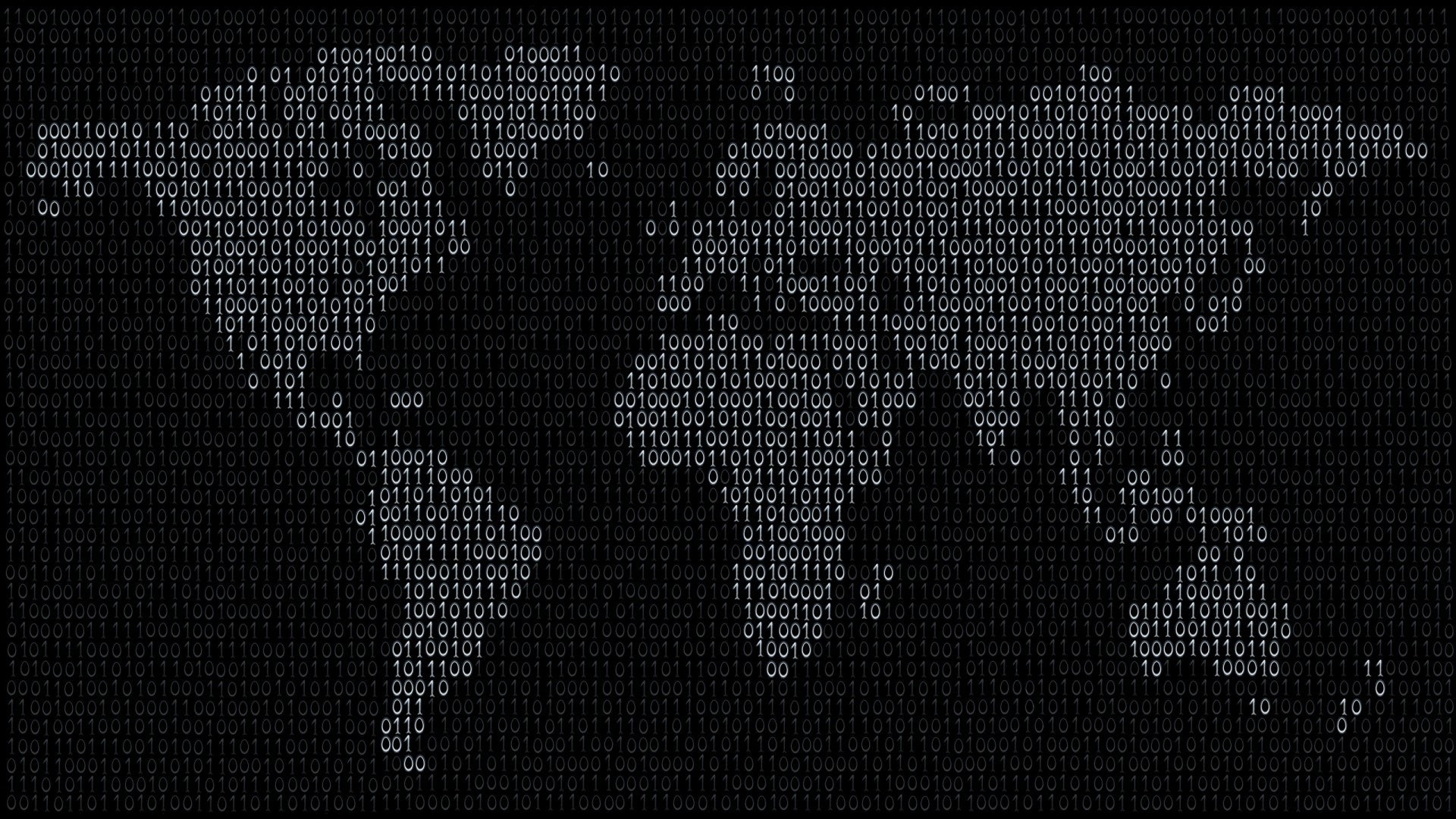 Mappa tipografica, Nero, Minimalista, 1920x1080, immagine di sfondo