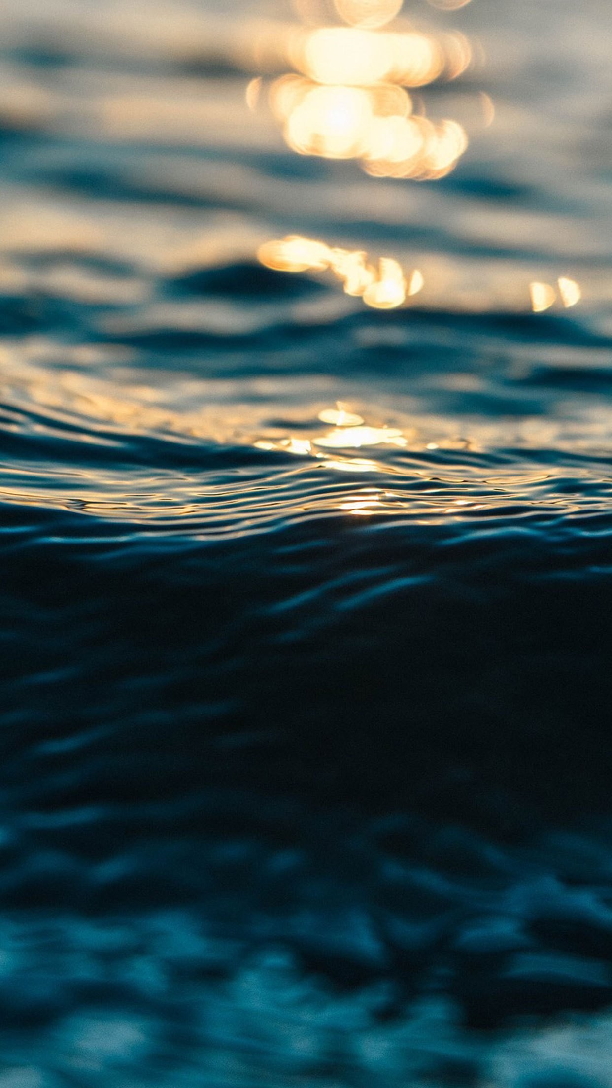 Mare, Onde, Superficie dell'acqua, Blu, sfondo iPhone 7 Plus verticale