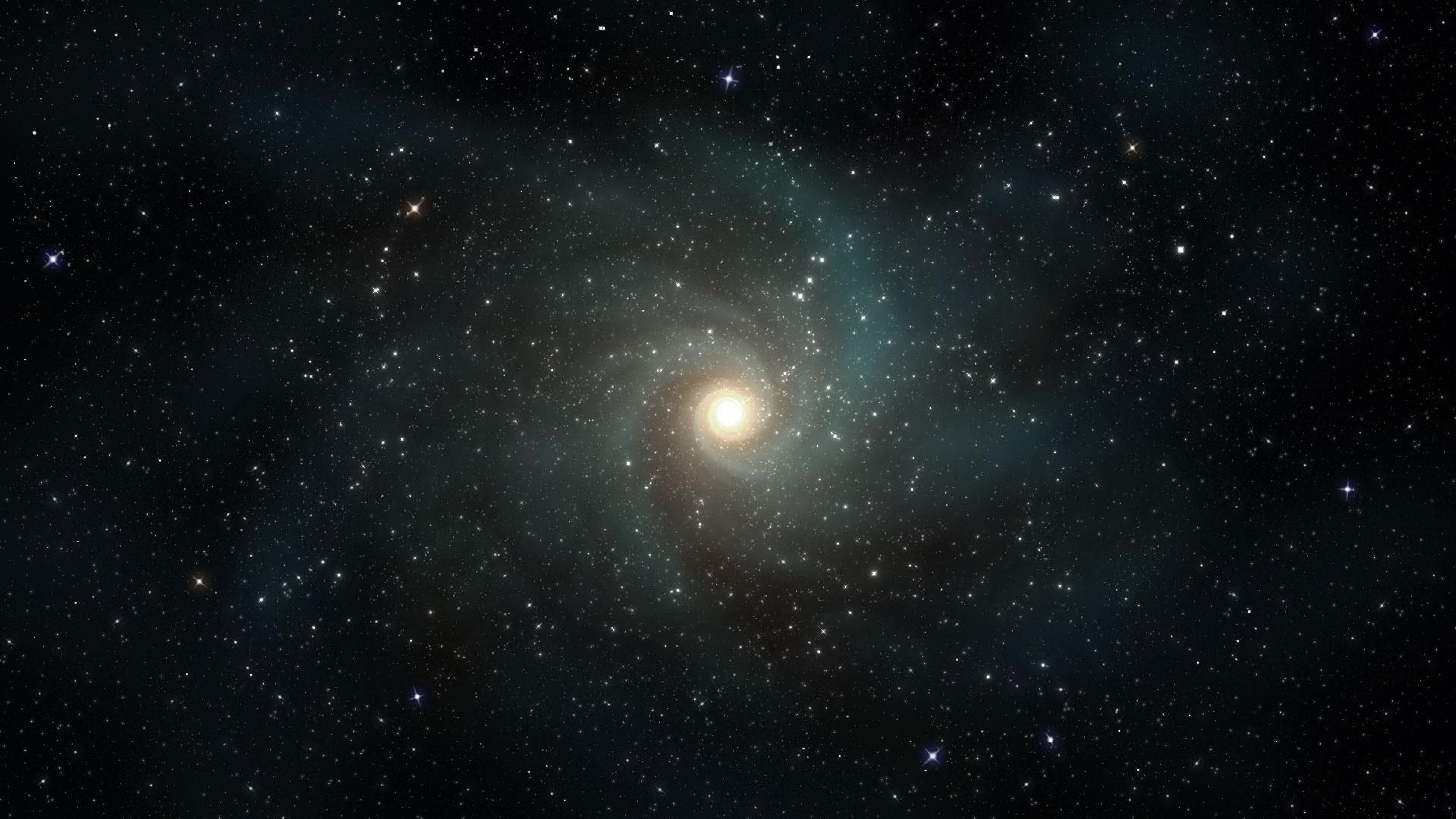 Galassia a spirale, Stelle, Spazio profondo, 3840x2160, immagine di sfondo