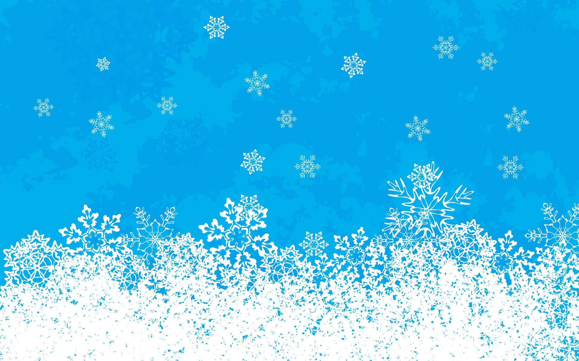 Fiocchi di neve, Azzurro, Inverno, Neve, Full HD, sfondo desktop