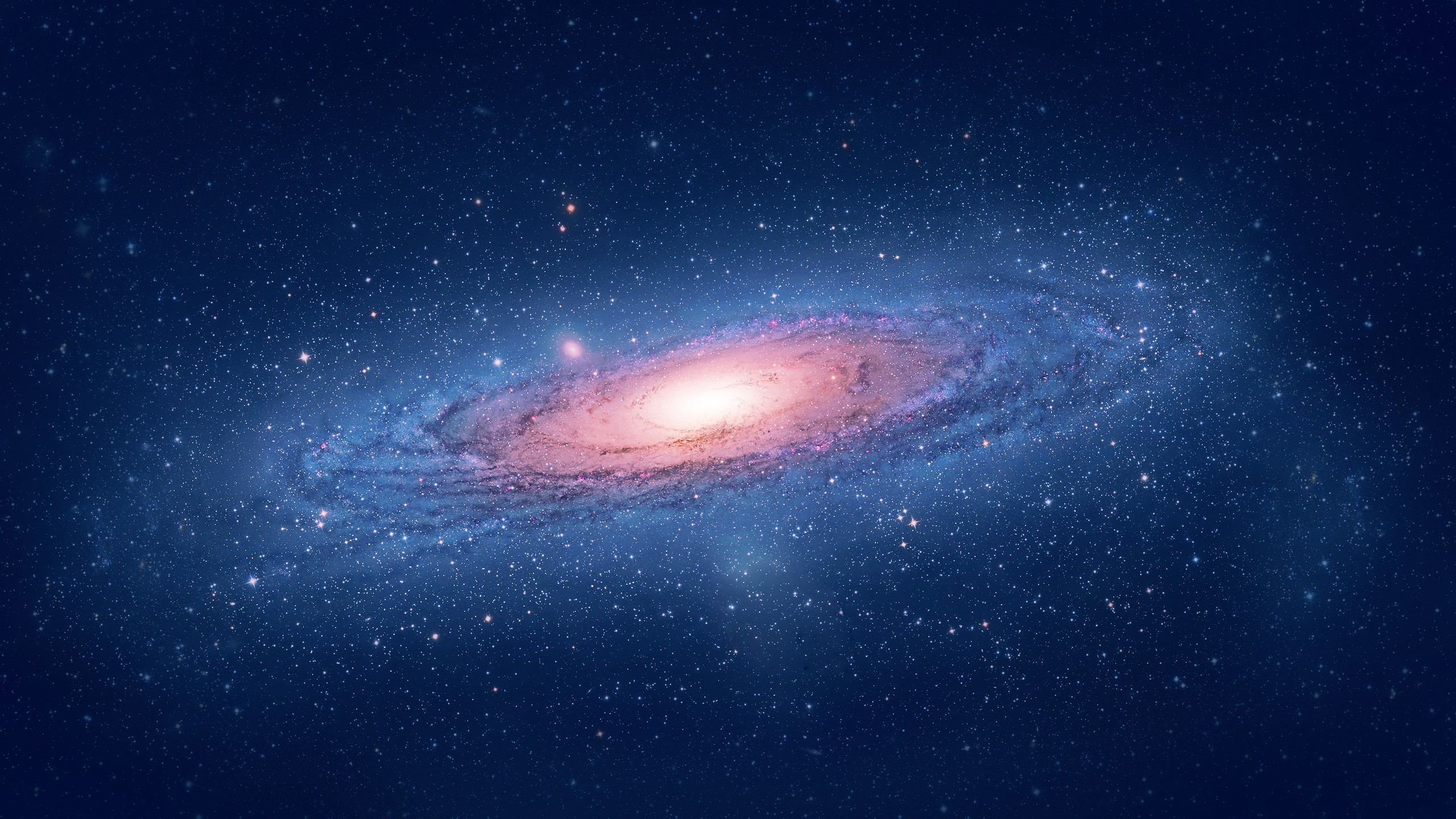 Galassia di Andromeda, OS X Lion, Spazio, Stelle, sfondo Mac 2K