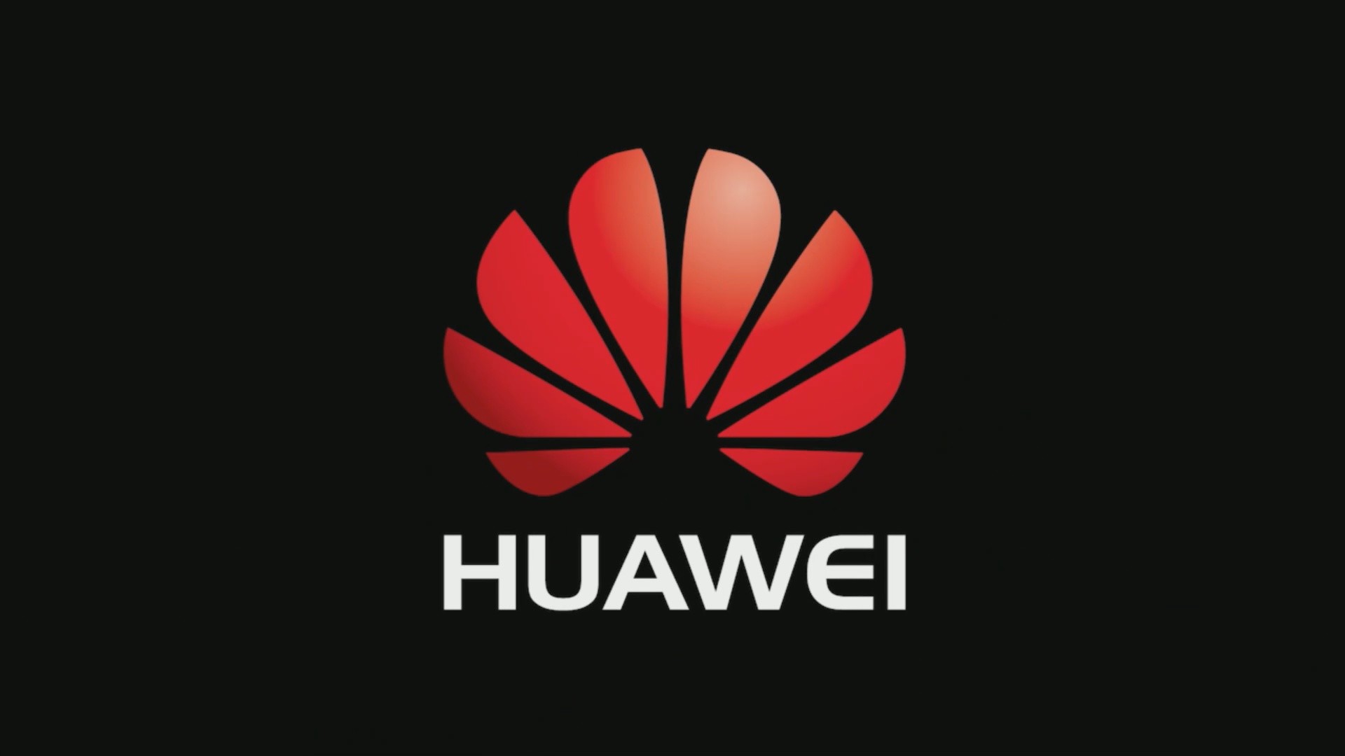 Logo Huawei, Huawei, Rosso, Sfondo nero, 1920x1080, wallpaper desktop