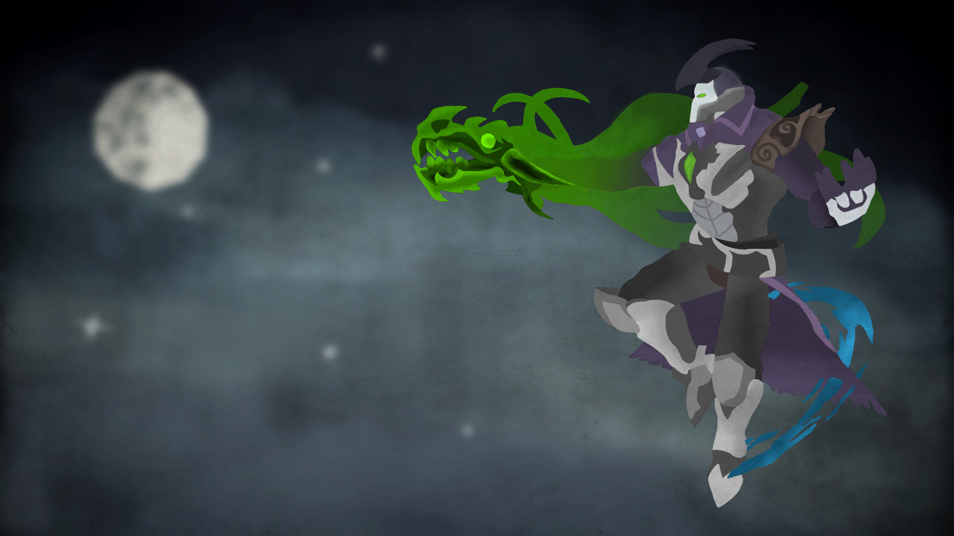 Androxus, Paladins, Luna, Minimalista, 1920x1080, sfondo per PC