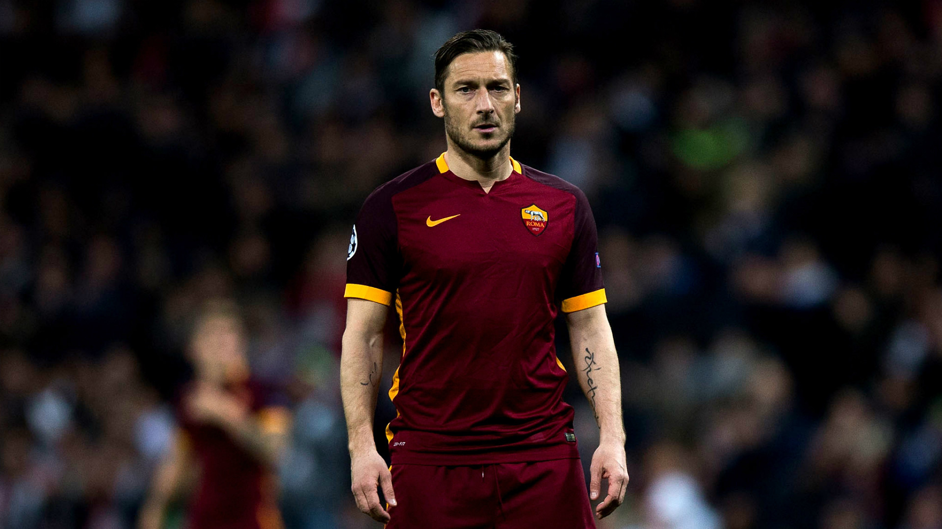 Francesco Totti, AS Roma, Capitano, Stadio, Full HD, sfondo per PC