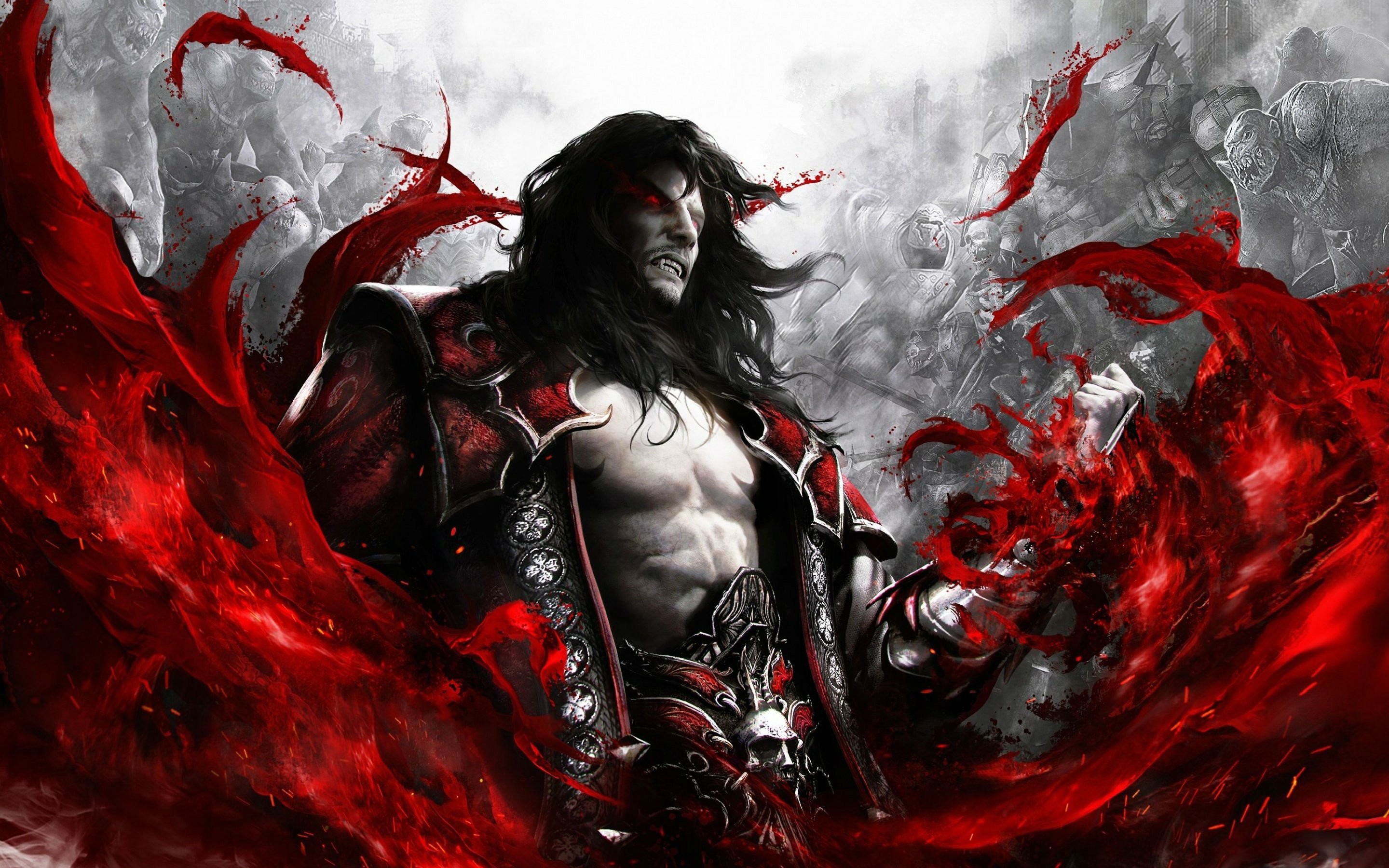 Dracula, Castlevania: Lords of Shadow 2, Toni rossi, Mantello, 2880x1800, sfondo per PC