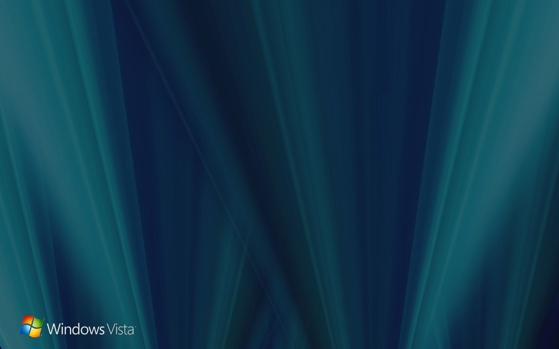 Windows Vista, Raggi di luce, Verde acqua, 1920x1200, wallpaper desktop
