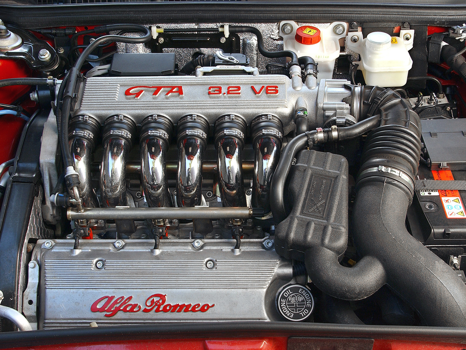 Alfa Romeo 147 GTA, Motore V6 3.2, Vano motore, Full HD, schermata di blocco iPad