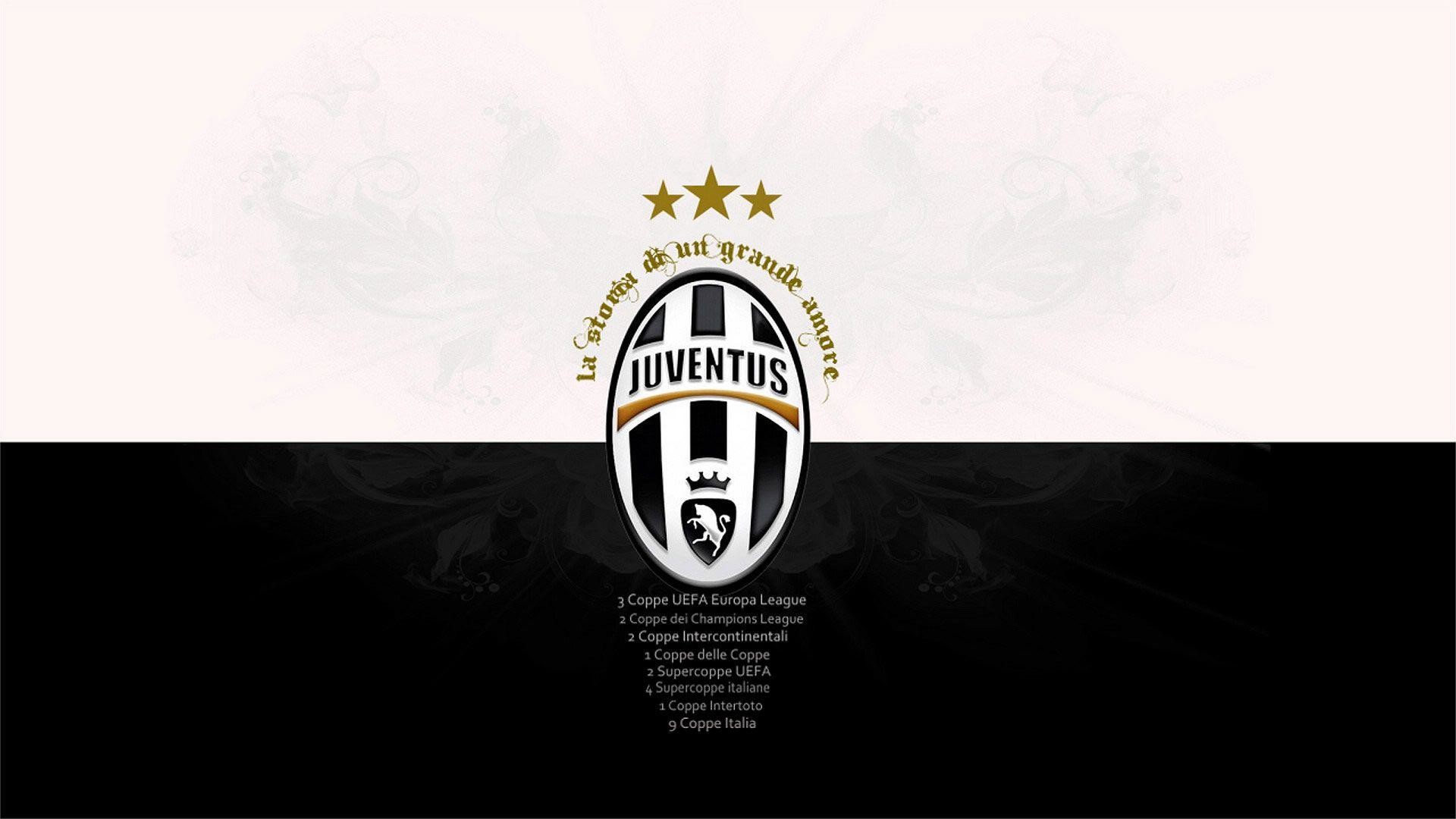 Stemma della Juventus, Juventus, Storia di un grande amore, Bianco e nero, sfondo desktop 1920x1080