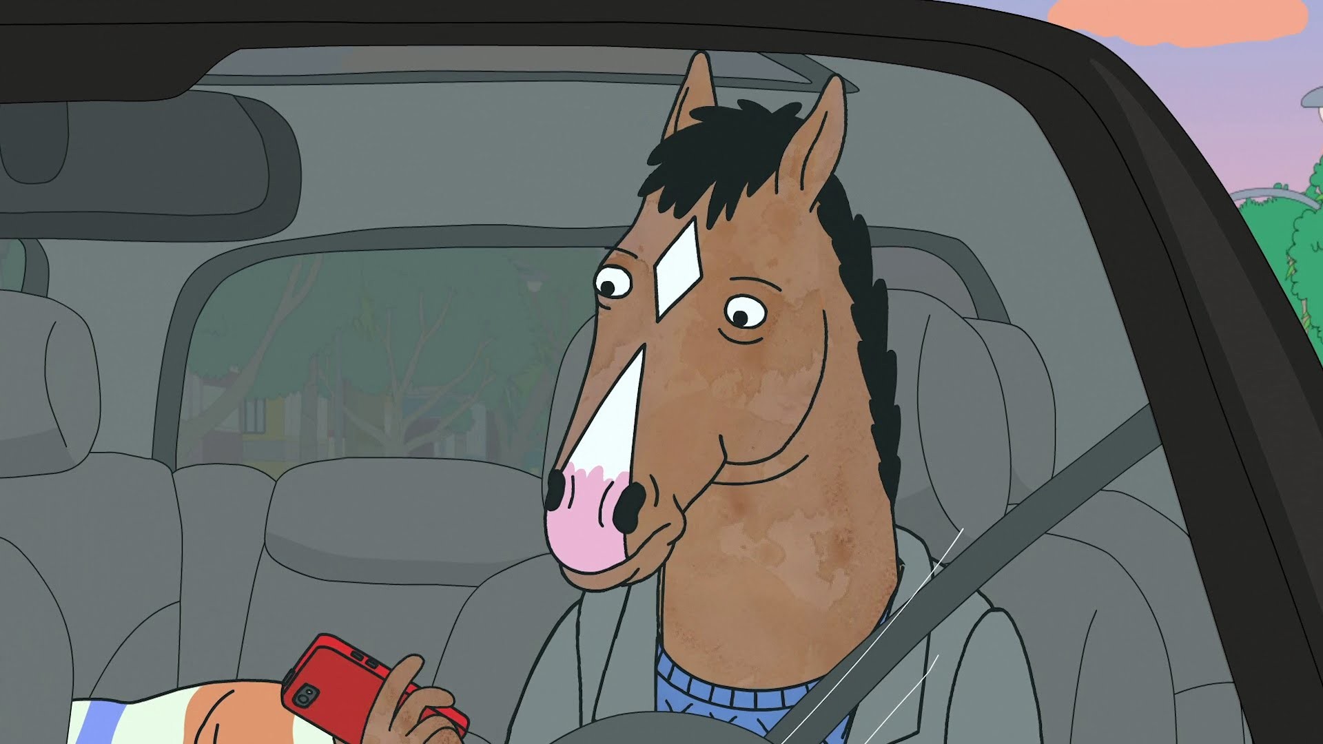 BoJack Horseman, Auto, Telefono, Full HD, sfondo per PC e portatile