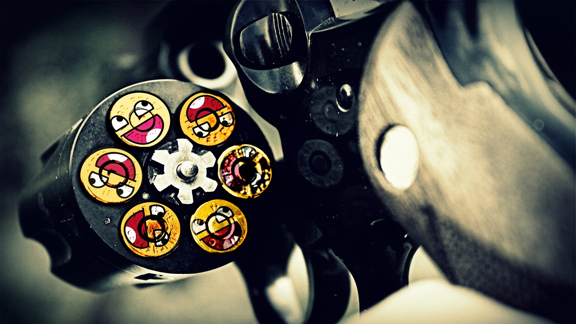 Revolver, Proiettili, Meme, Divertente, Full HD, sfondo desktop