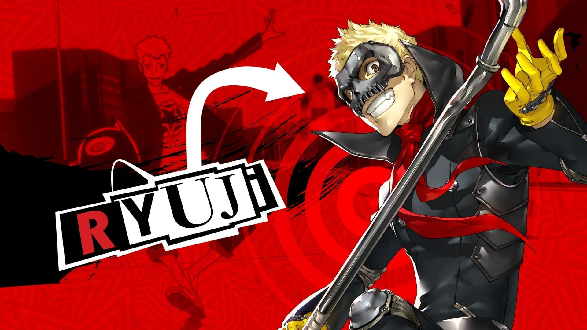 Ryuji Sakamoto, Skull, Persona 5, Tubo, Full HD 1080p, sfondo desktop