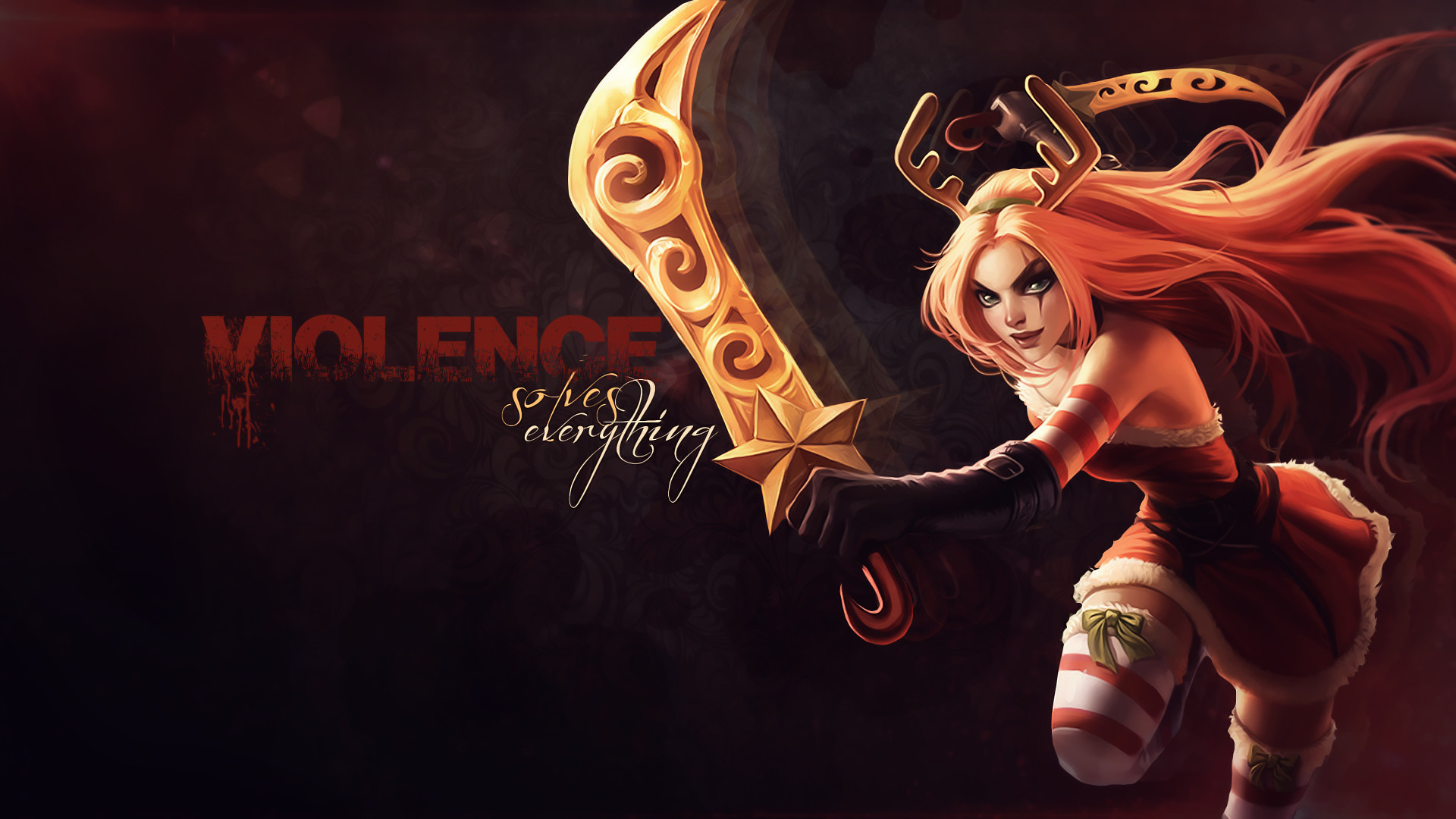 Katarina, Katarina Natale Assassino, League of Legends, Violence, sfondo desktop 1080p