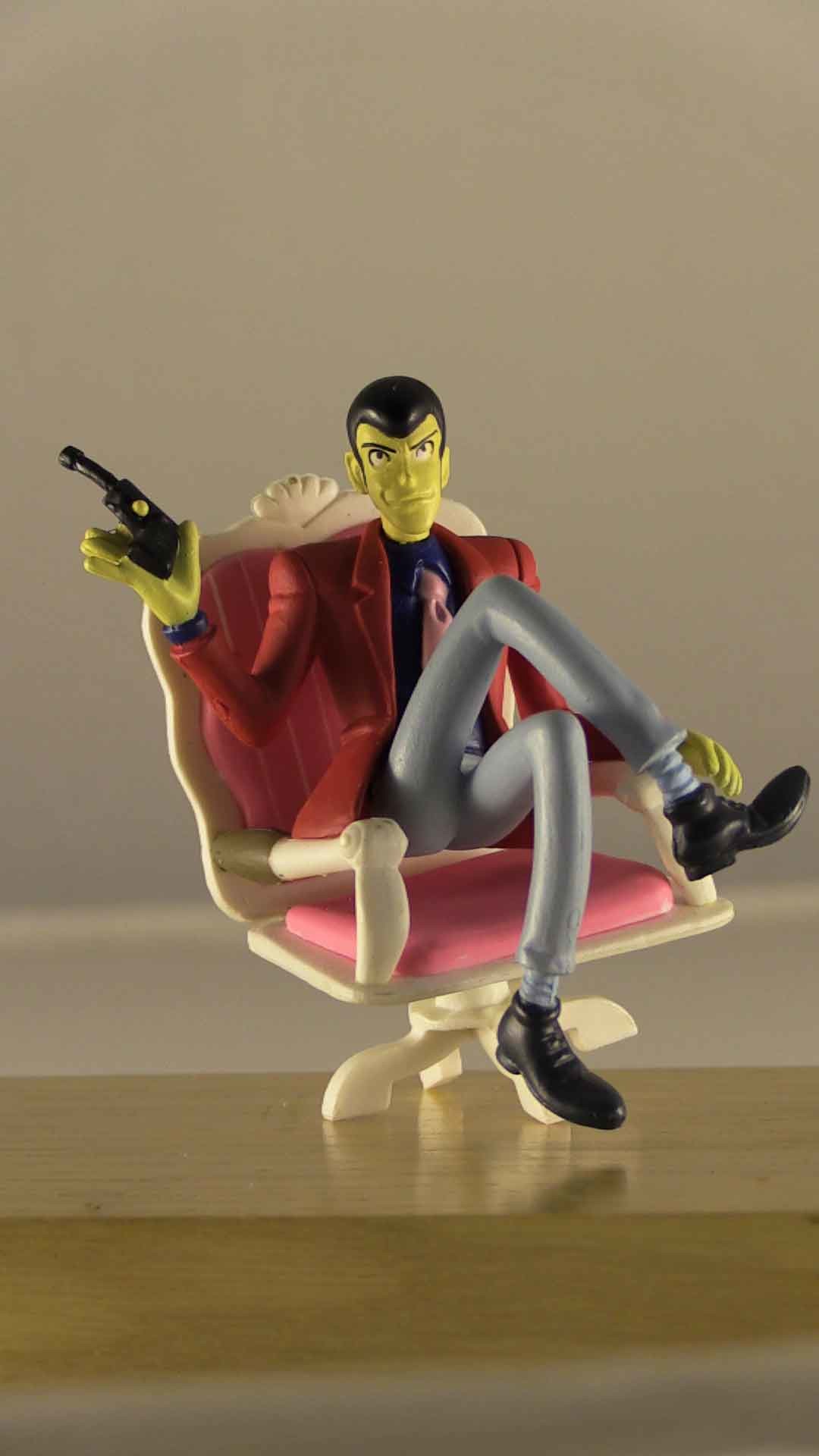 Lupin III, Action figure, Poltrona, Pistola, Full HD, sfondo per smartphone