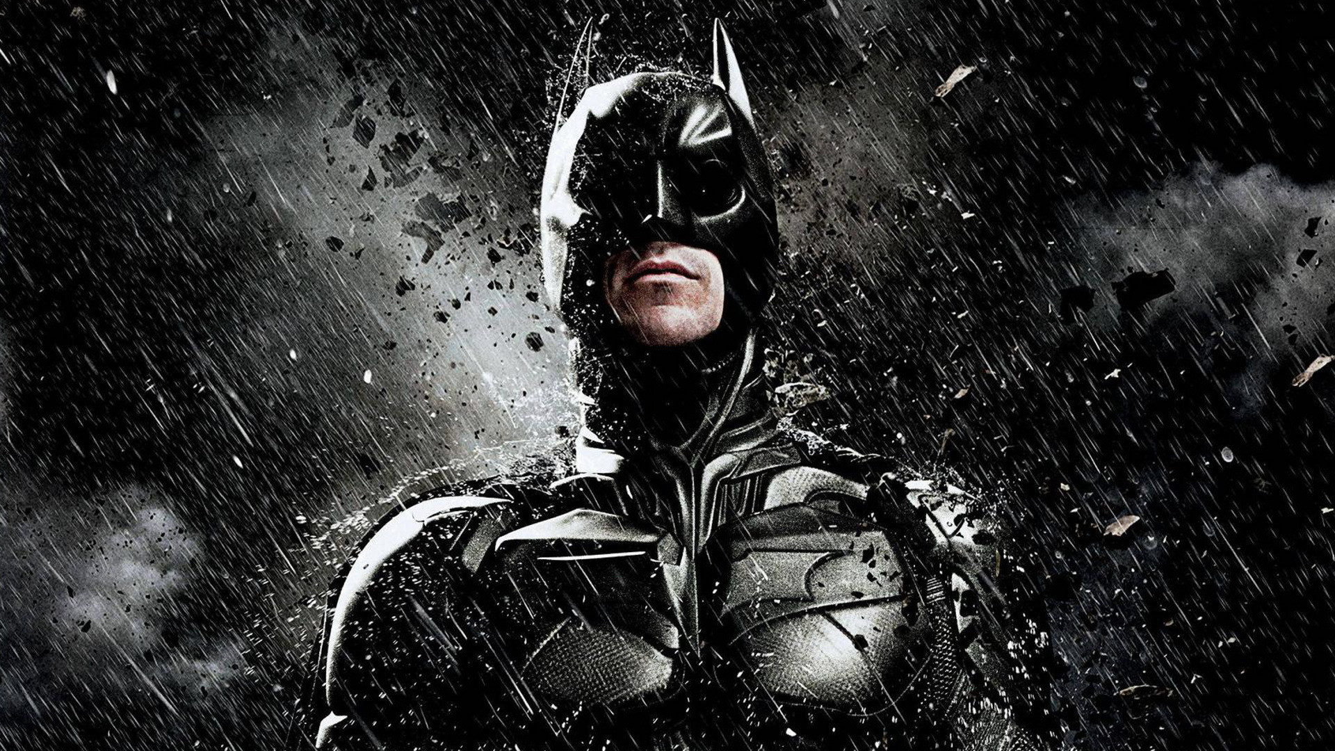 Batman, Christian Bale, Il cavaliere oscuro - Il ritorno, Frammenti, sfondo desktop 1080p