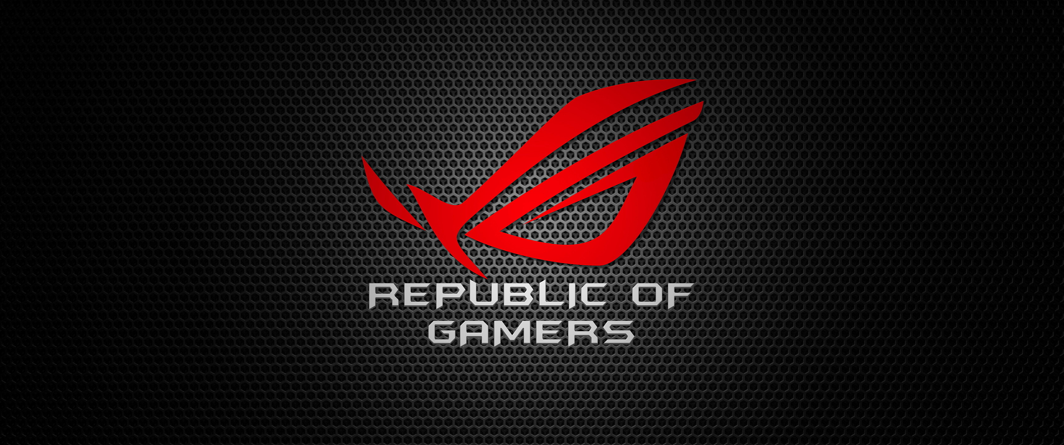 ASUS ROG, Republic of Gamers, Griglia metallica, Rosso, 2K, sfondo Windows 11