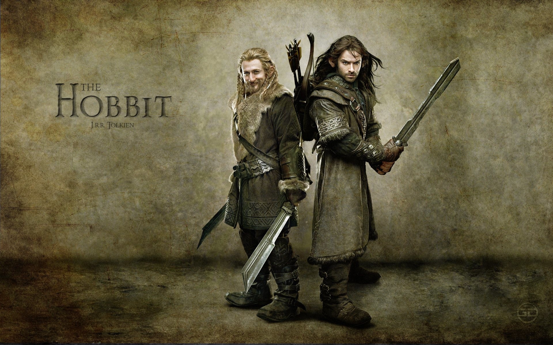 Fili, Kili, Lo Hobbit, Nani, Spade, 16:10 Full HD, sfondo widescreen