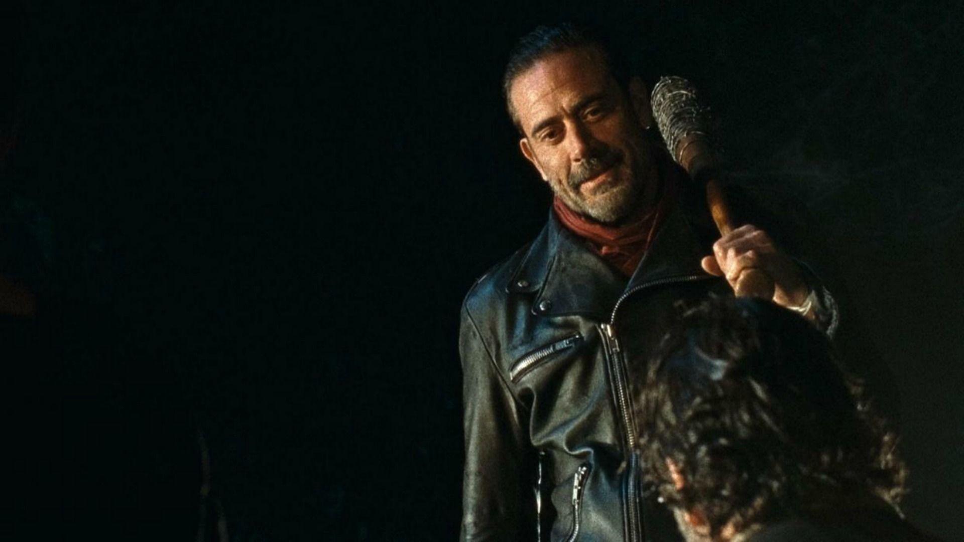 Negan, Jeffrey Dean Morgan, The Walking Dead, Lucille, Notte, Full HD, wallpaper per computer