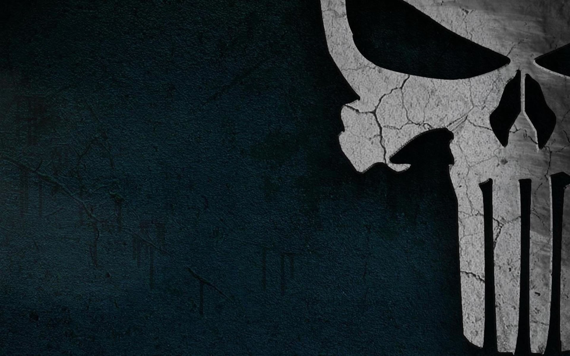 Punisher, Teschio, Marvel, Muro, Grigio, 1920x1200, sfondo MacBook Pro
