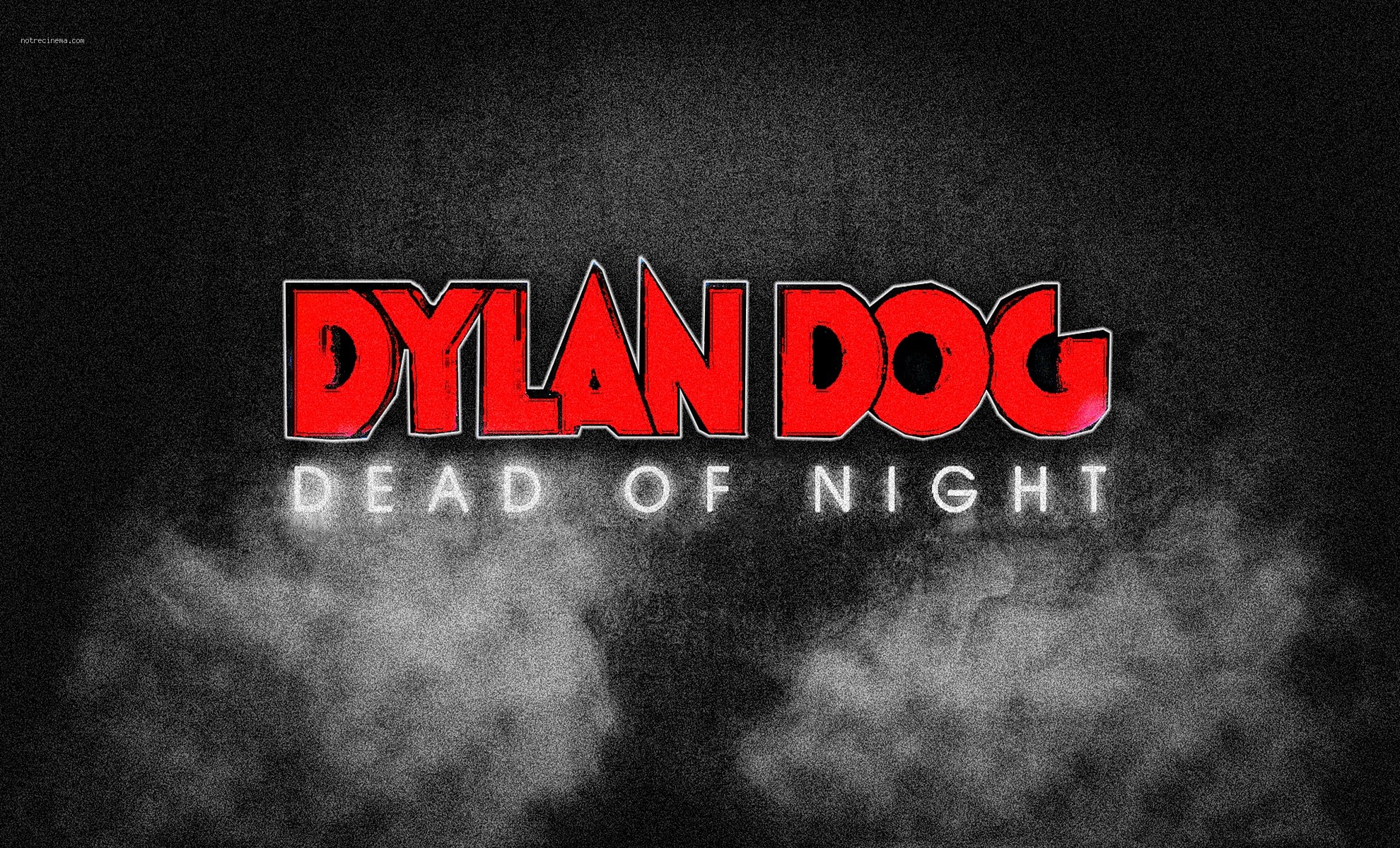 Dylan Dog: Dead of Night, Logo, Fumo, Sfondo nero, Full HD, wallpaper per PC