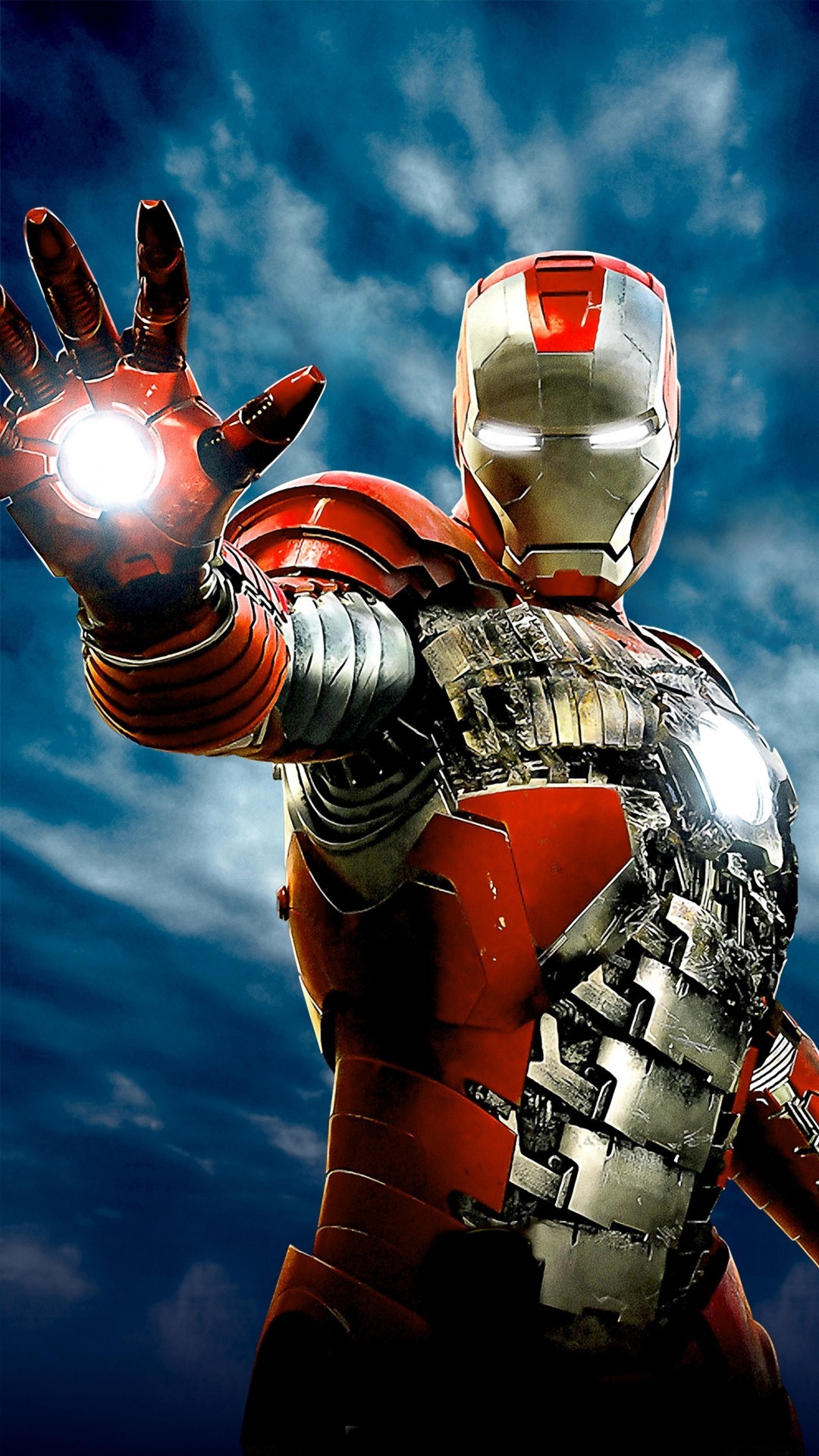 Iron Man, Iron Man 2, Repulsore, Cielo, sfondo per iPhone e Android