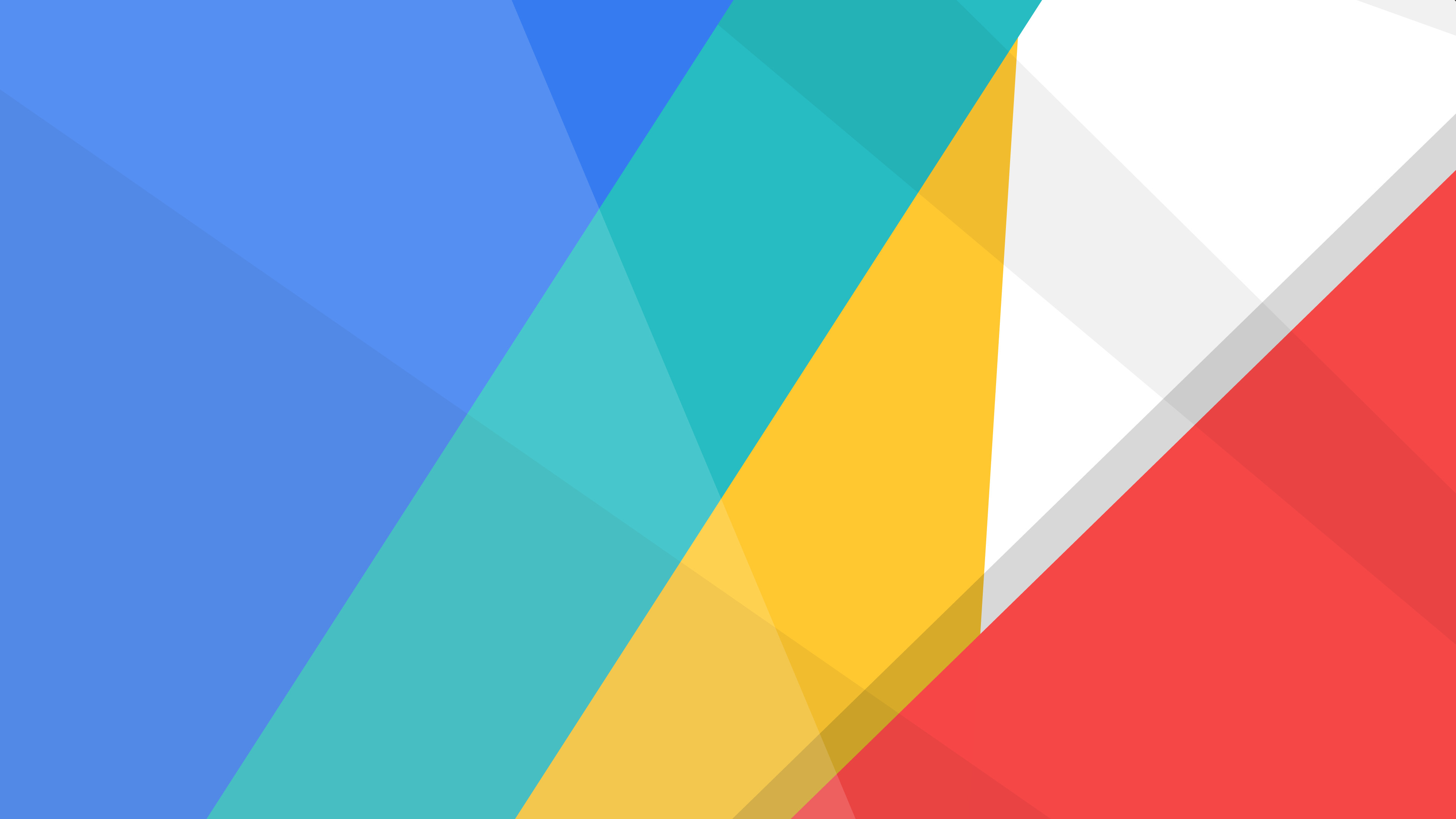 Material Design, Strati colorati, Blu, Giallo, Rosso, 4K, sfondo desktop