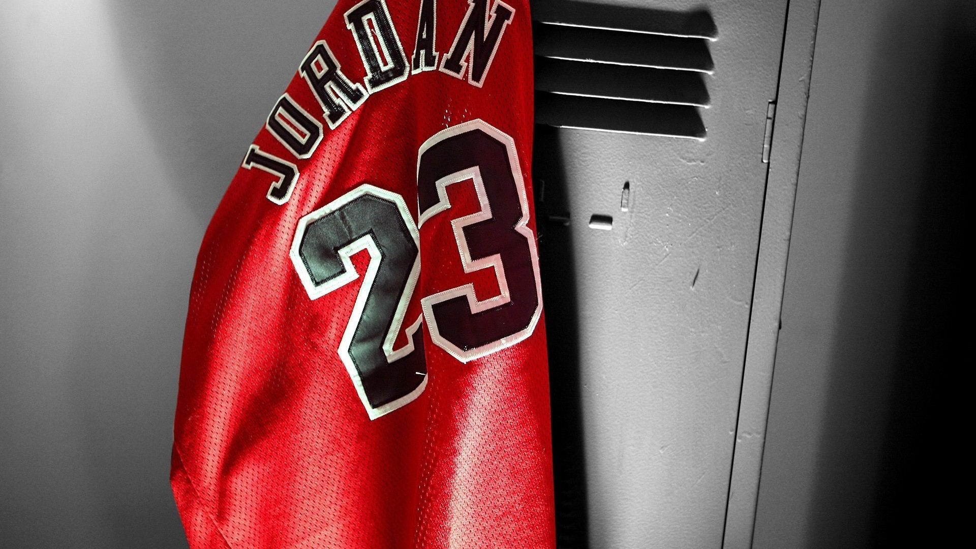 Michael Jordan, Maglia numero 23, Chicago Bulls, Armadietto, 1920x1080, sfondo per PC