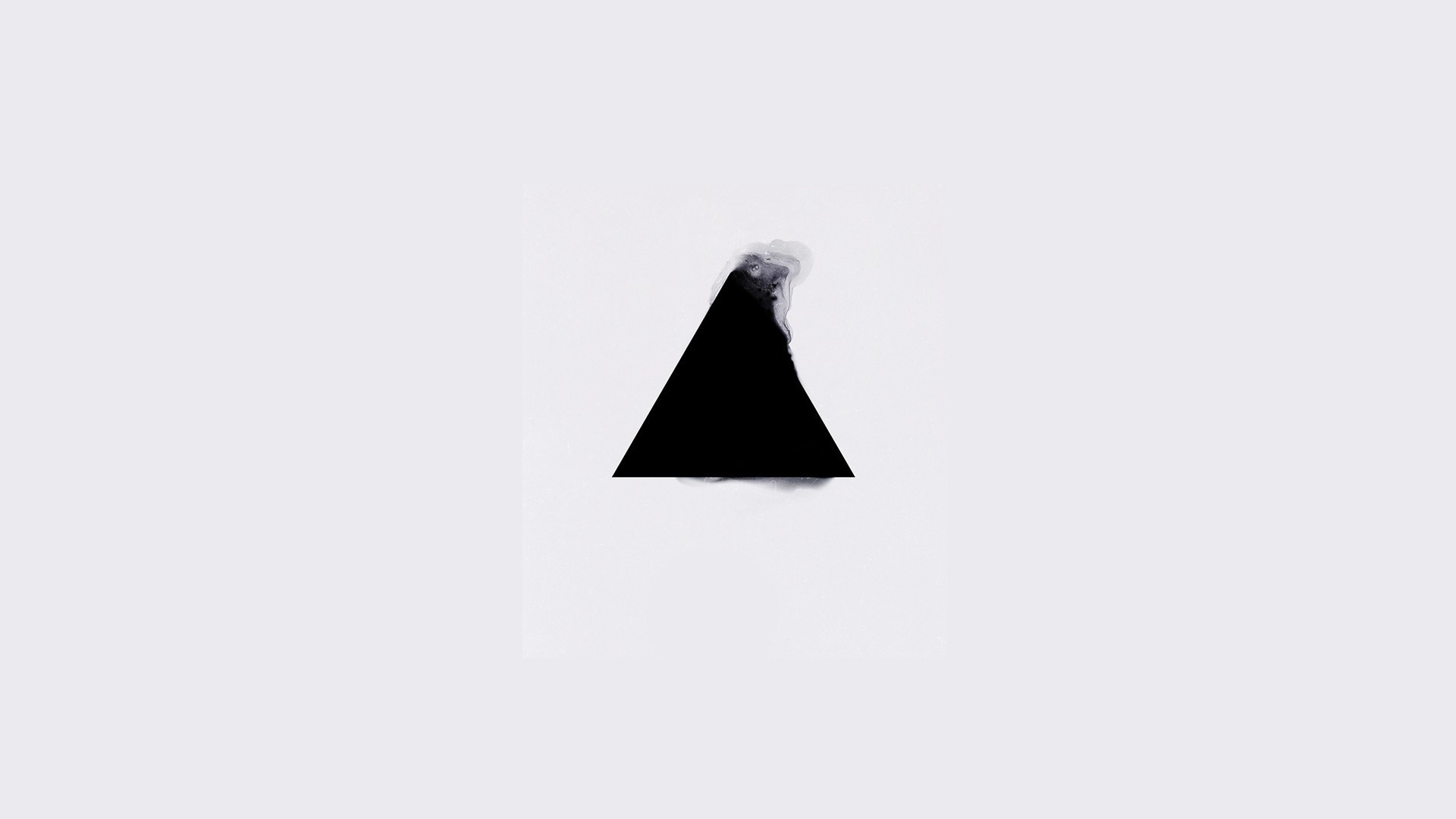 Triangolo, Minimalismo, Sfondo bianco, 1920x1080, wallpaper desktop