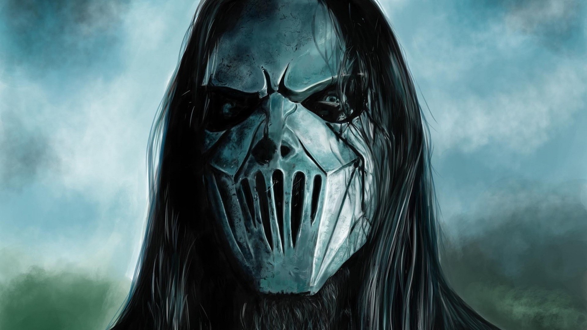 Mick Thomson, Slipknot, Maschera, Capelli lunghi, Full HD, sfondo per PC e portatile