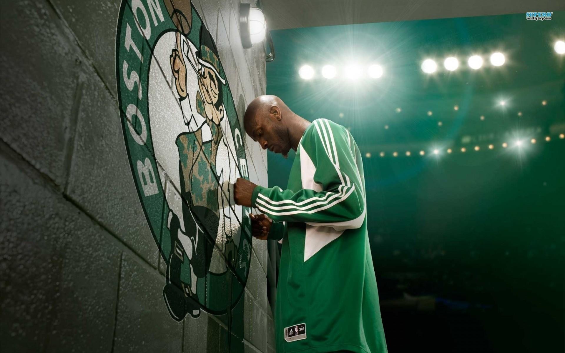 Kevin Garnett, Boston Celtics, Logo, Spogliatoio, Full HD, sfondo per PC e portatile