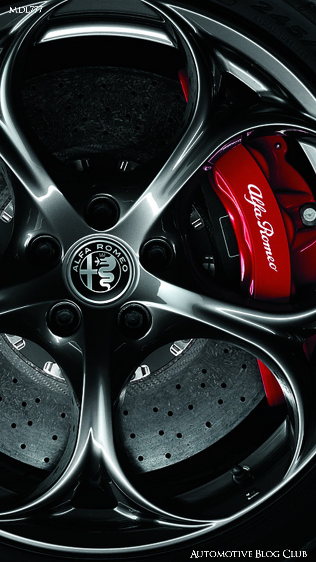 Alfa Romeo, Cerchione, Pinza freno, Auto sportiva, sfondo per cellulare, iPhone e Android