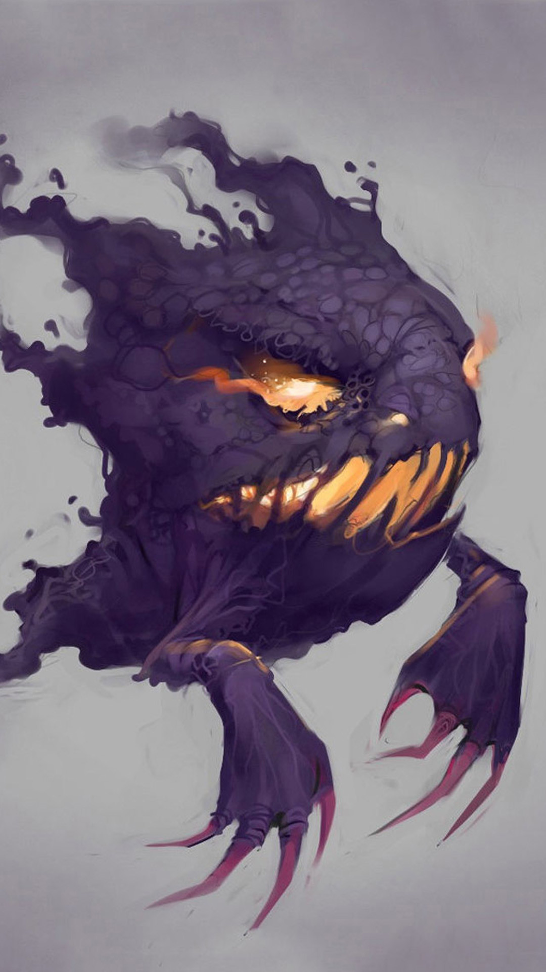 Haunter, Pokémon, Digital art, Full HD, wallpaper per smartphone