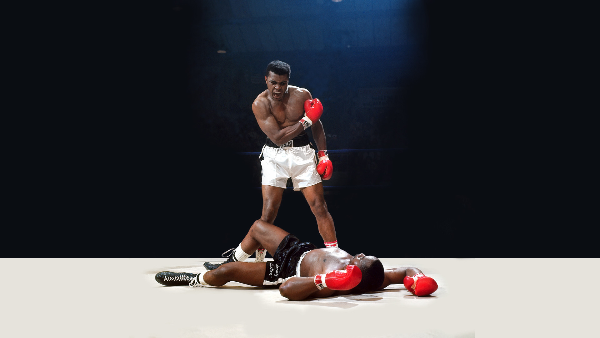 Muhammad Ali, Sonny Liston, Knockout, Pugilato, 16:9 Full HD, sfondo widescreen