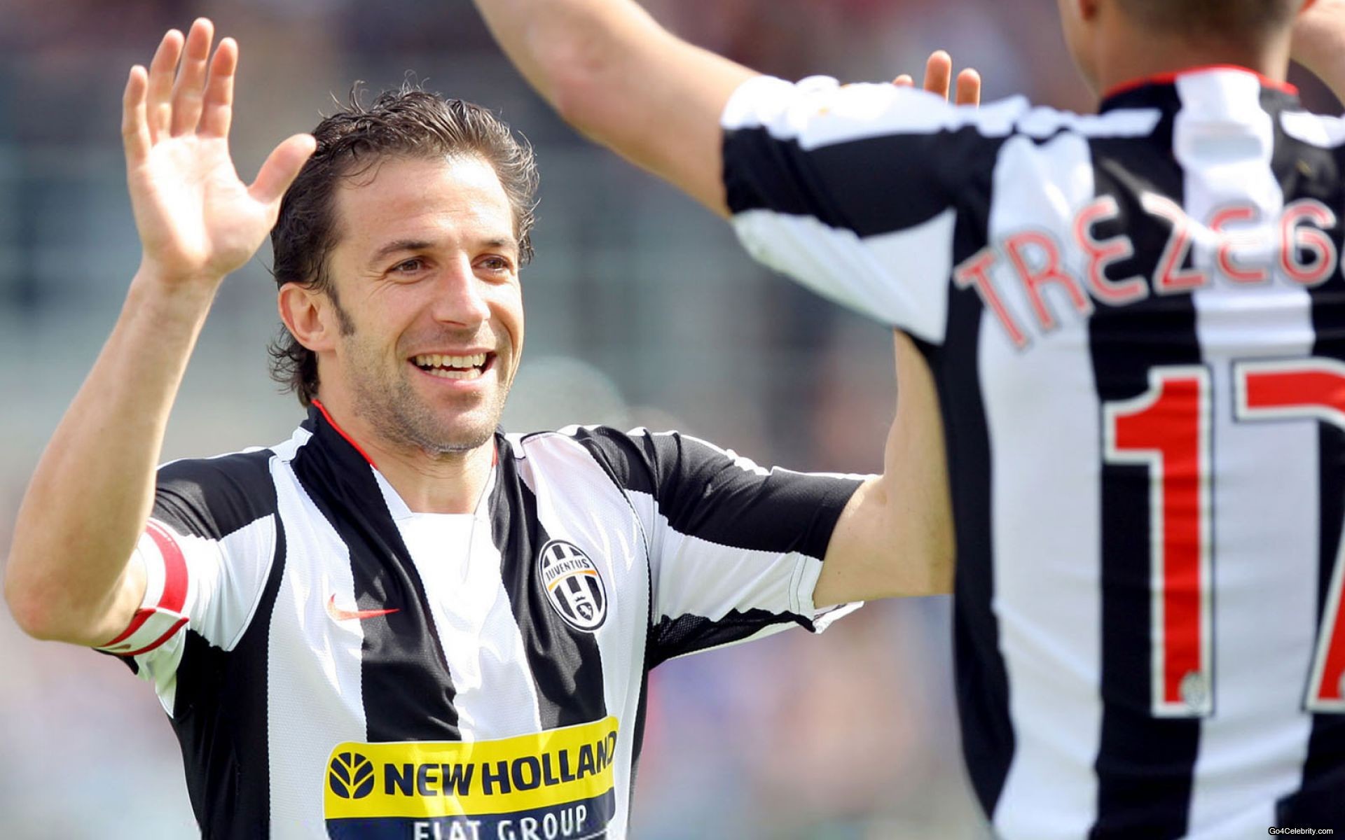 Alessandro Del Piero, Juventus, Saluto, Fascia da capitano, Full HD, wallpaper per portatile