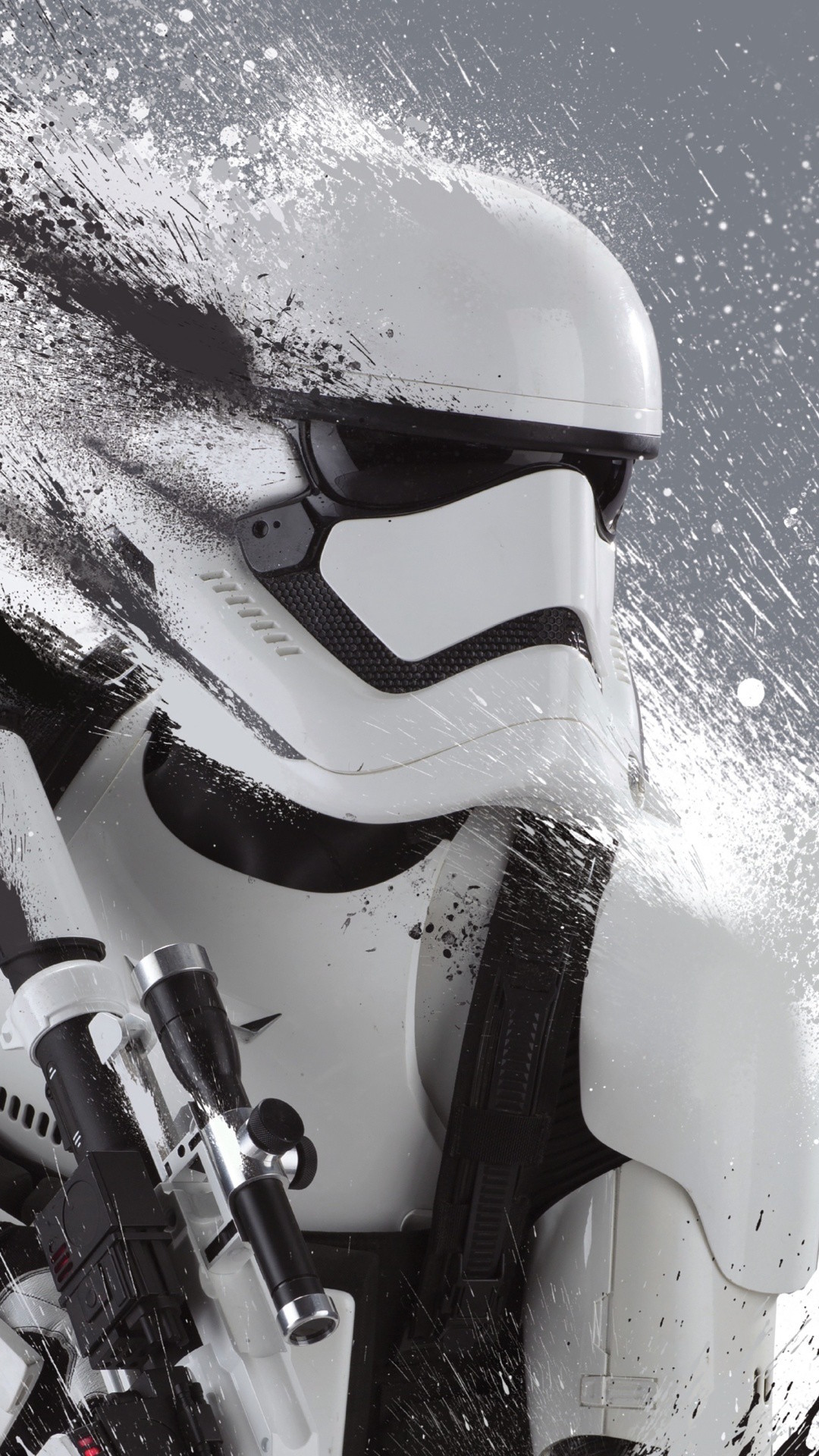 Stormtrooper del Primo Ordine, Star Wars, Effetto dispersione, wallpaper per iPhone e Android