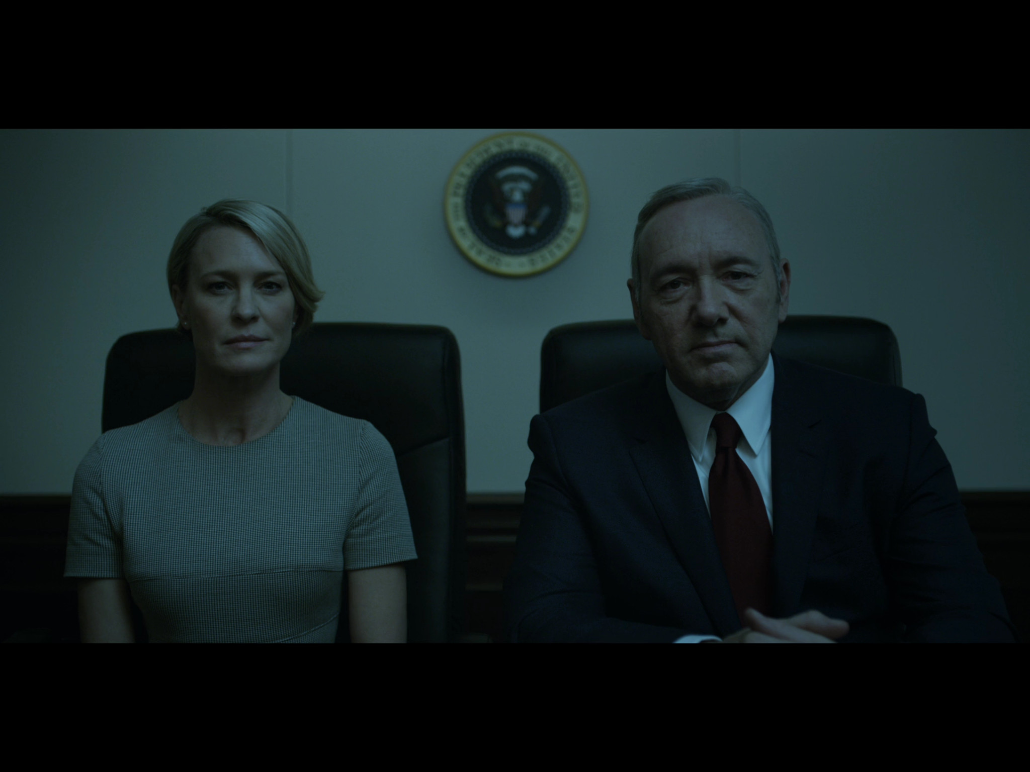 Frank Underwood, Claire Underwood, Kevin Spacey, Robin Wright, House of Cards, Sigillo presidenziale, sfondo iPad