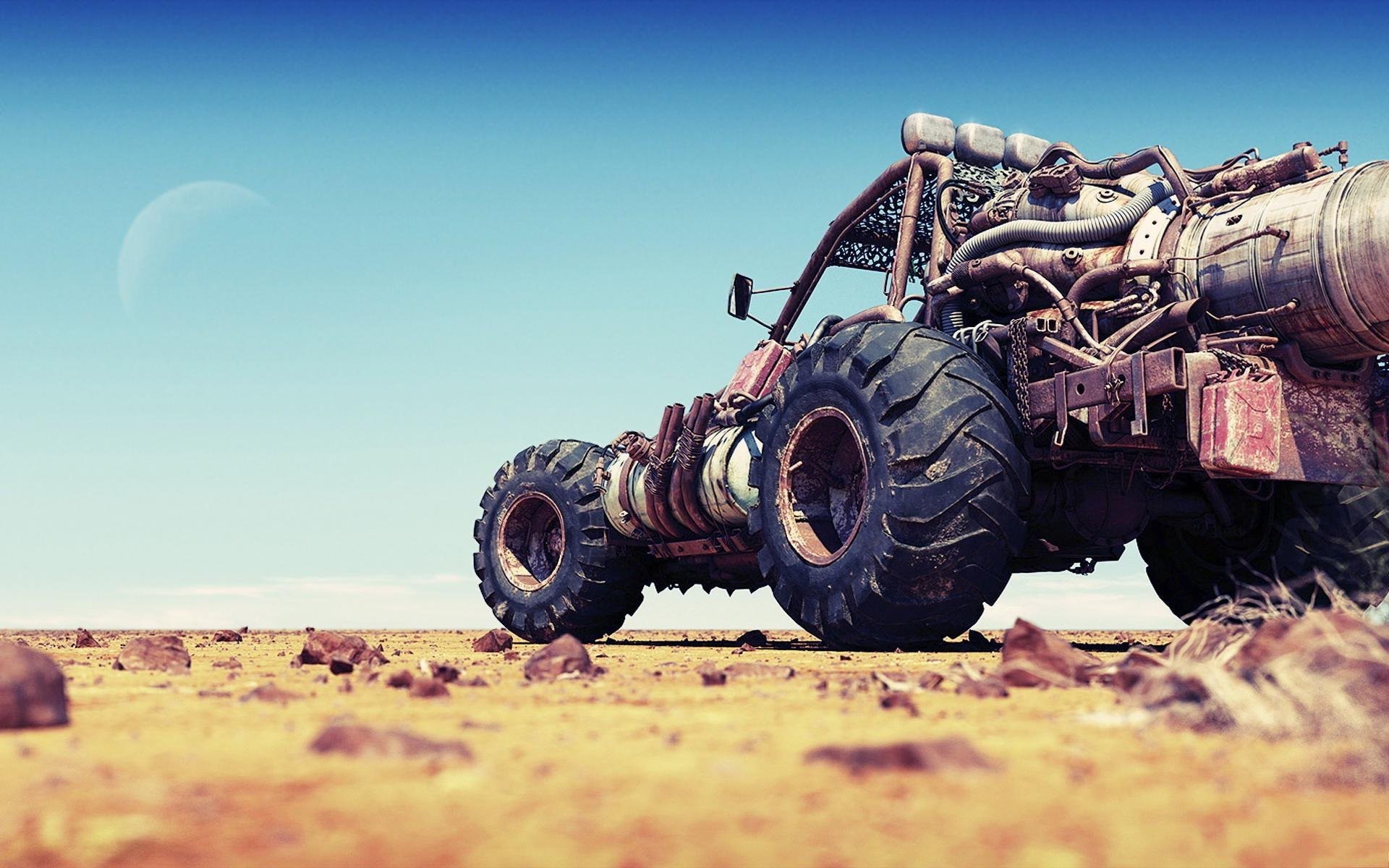 Mad Max: Fury Road, Bigfoot, Veicolo mostruoso, Deserto, 16:10 Full HD, sfondo widescreen