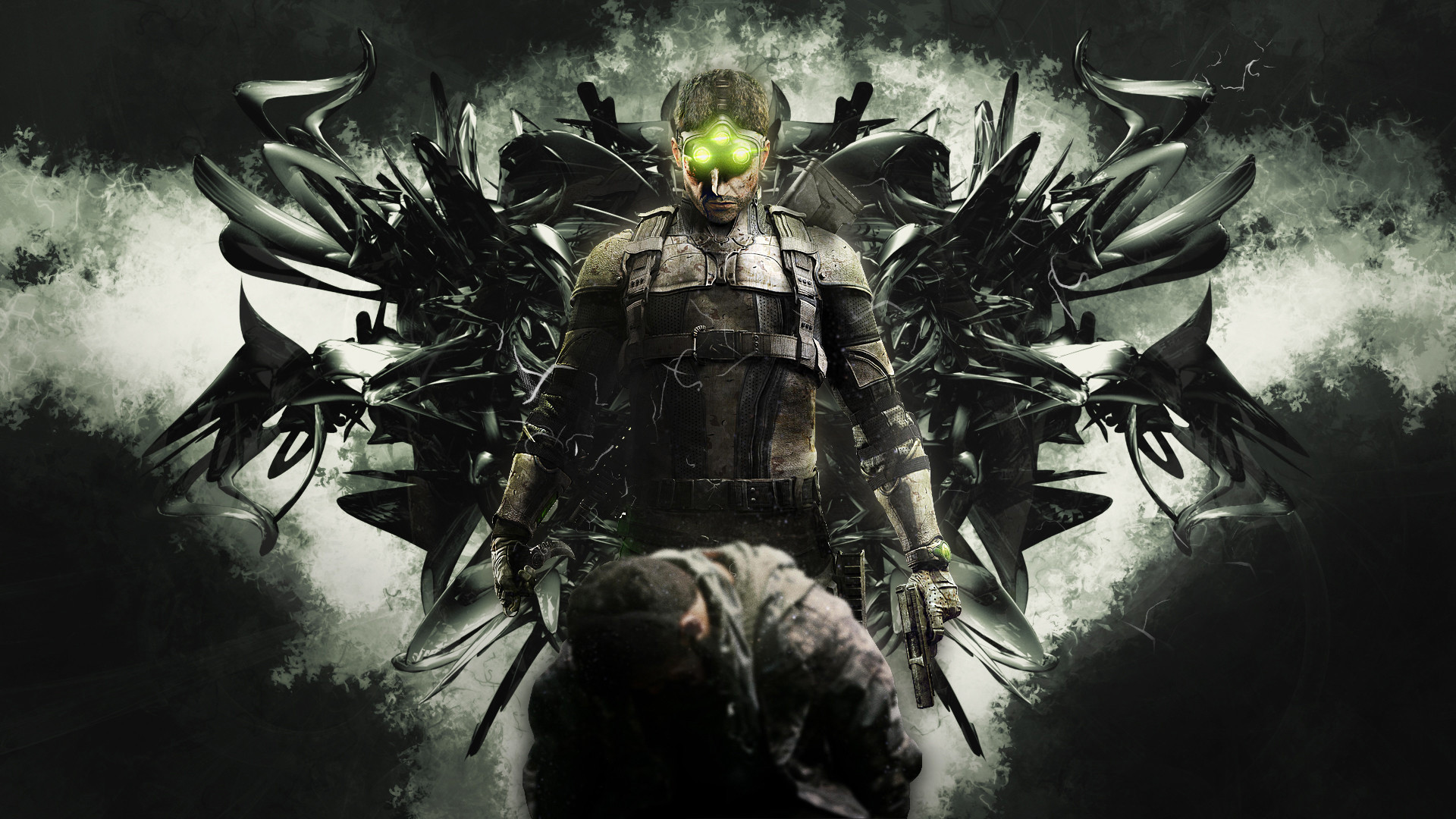 Sam Fisher, Splinter Cell, Visore notturno, Videogioco, 1920x1080, immagine di sfondo