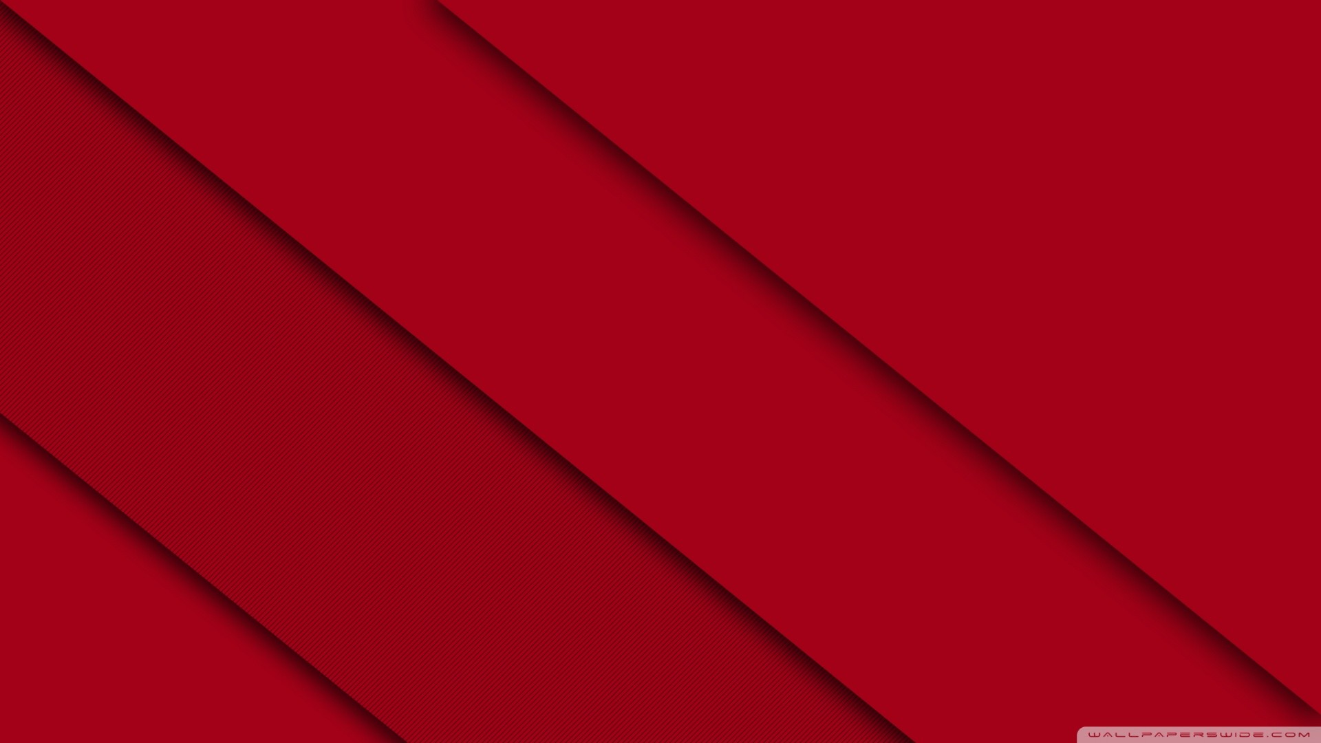 Material Design, Rosso, Strati diagonali, Bordeaux, Minimalista, sfondo desktop 1920x1080