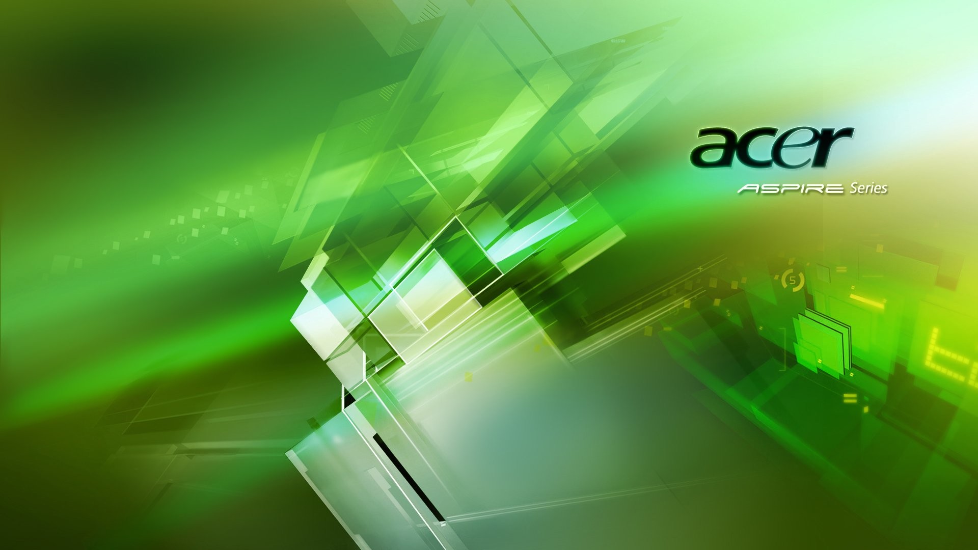 Acer Aspire, Logo Acer, Acer, Verde, Astratto, 16:9 Full HD, sfondo widescreen