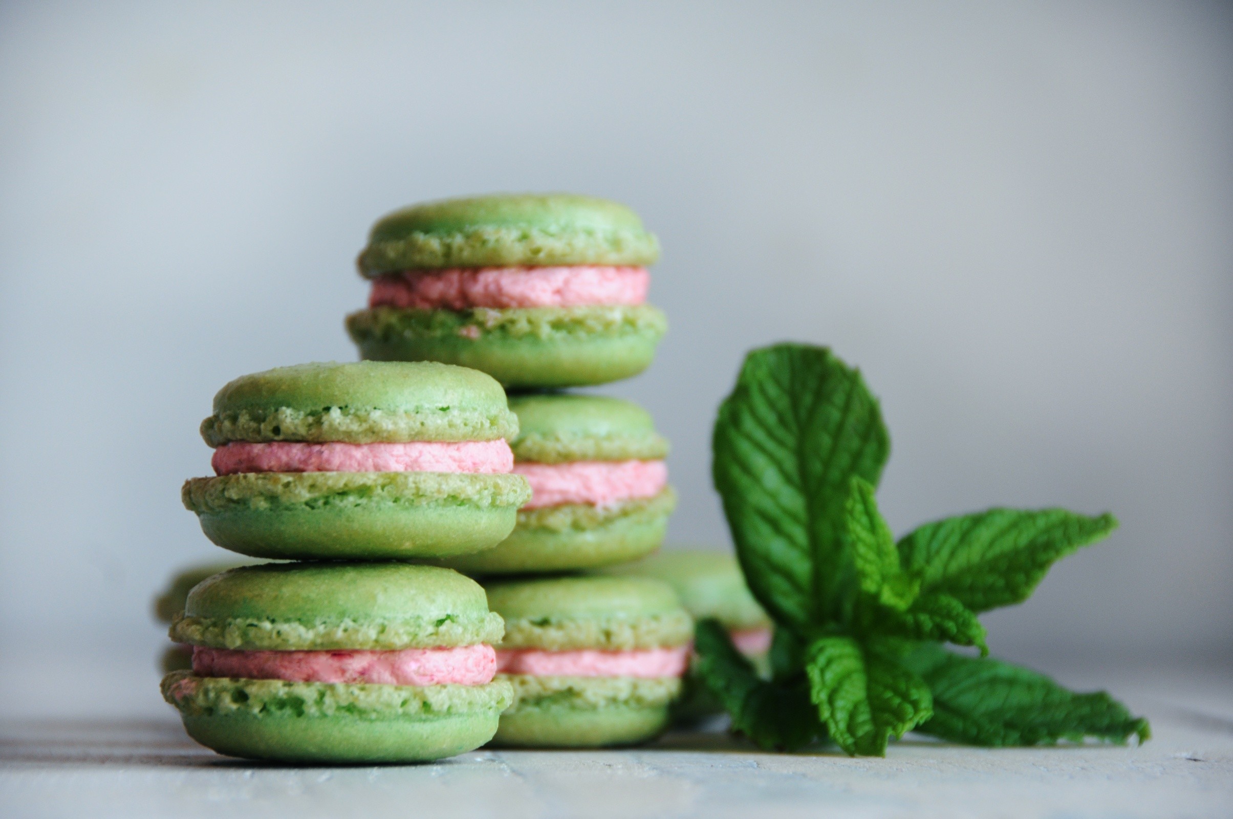 Macarons, Pila, Menta, Verde, immagine di sfondo iPhone