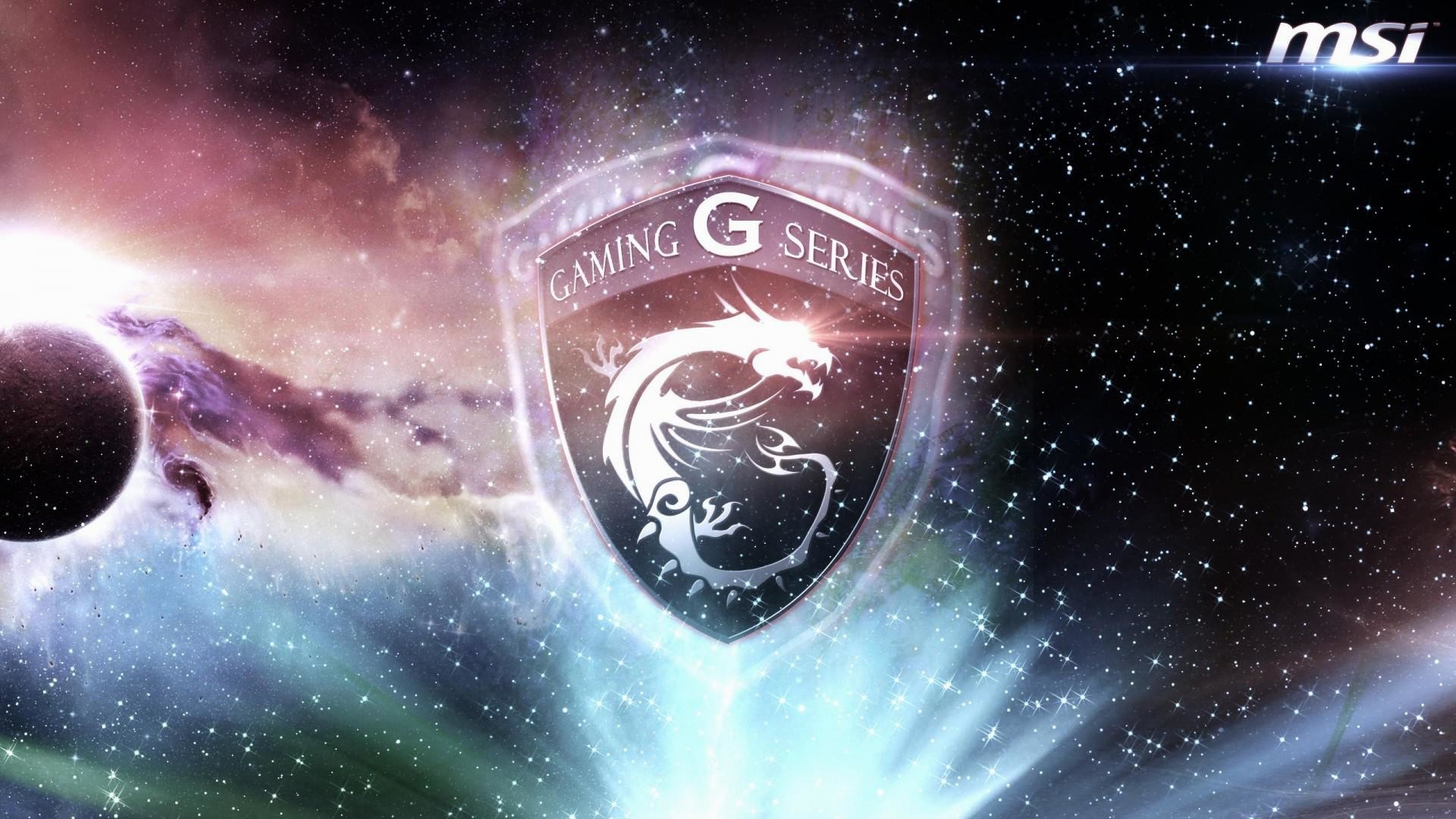 MSI, Gaming Series, Scudo, Spazio, Nebulosa, 16:9 Full HD, sfondo widescreen