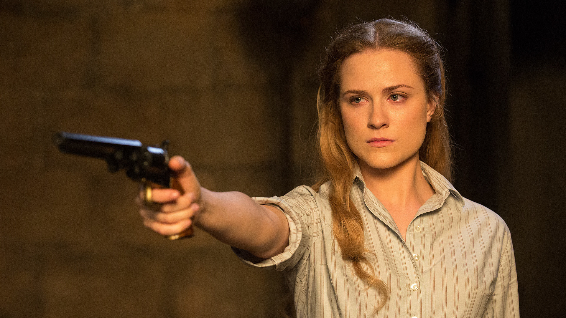 Dolores Abernathy, Evan Rachel Wood, Westworld, Revolver, Full HD, sfondo per PC