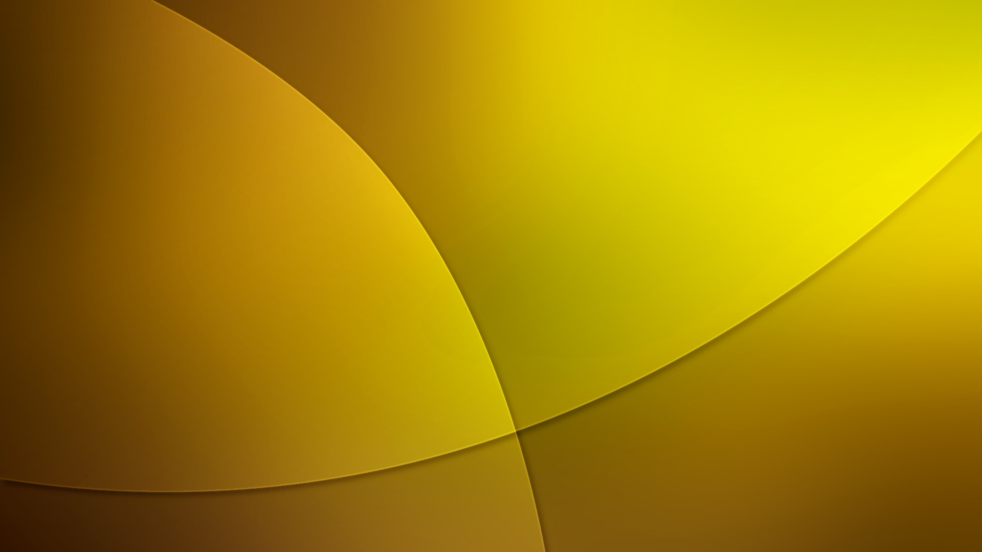 Giallo, Arte astratta, Curve, Full HD, wallpaper per PC