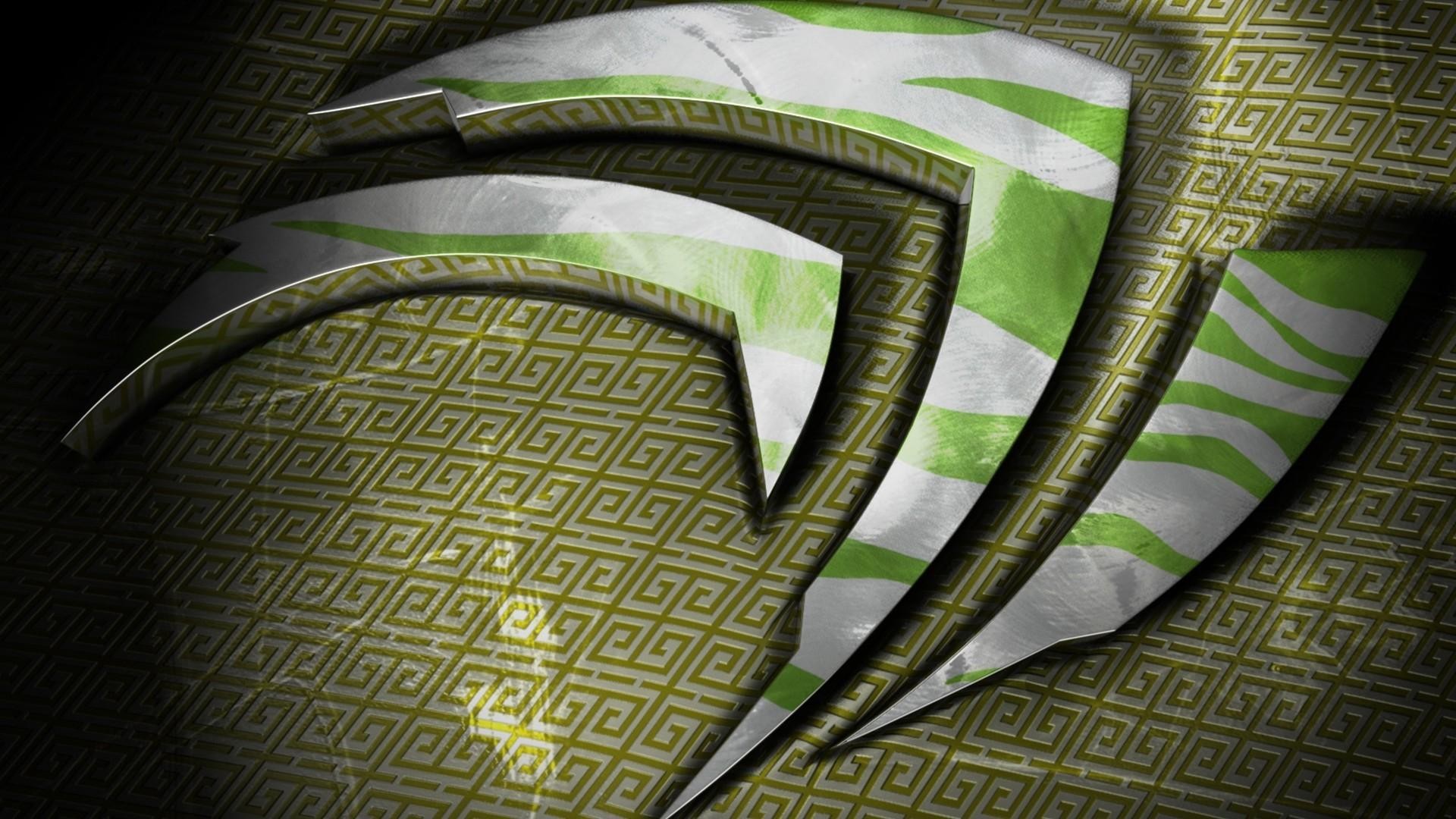 Logo Nvidia, Nvidia, Texture, Verde oliva, 1920x1080, sfondo per PC
